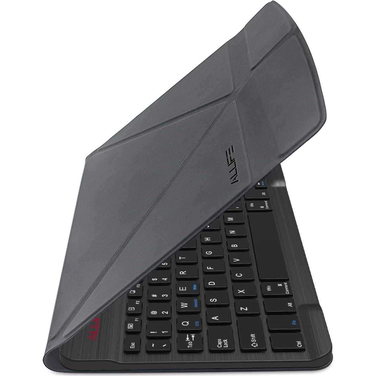 Teclado Bluetooth ALLIFE Ultra Ligero con Funda Soporte