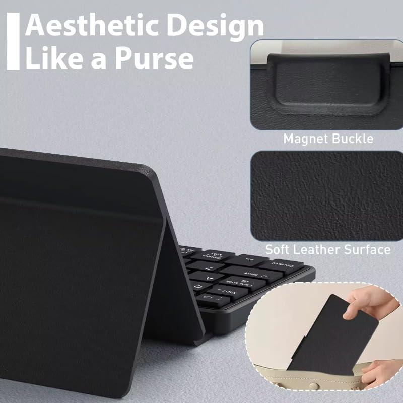 Teclado Bluetooth Plegable JOMAA Ultra Delgado Portátil