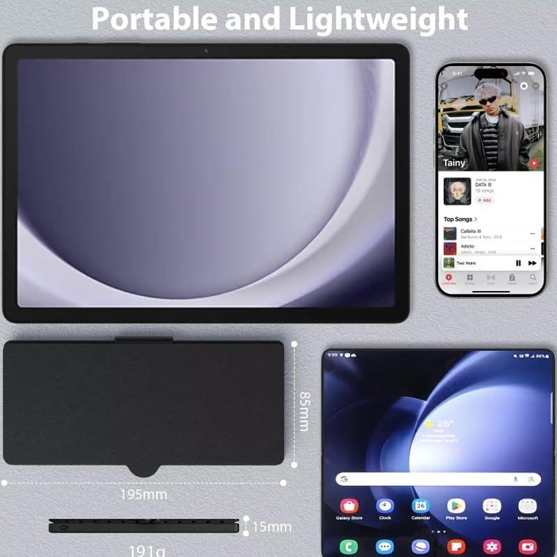 Teclado Bluetooth Plegable JOMAA Ultra Delgado Portátil