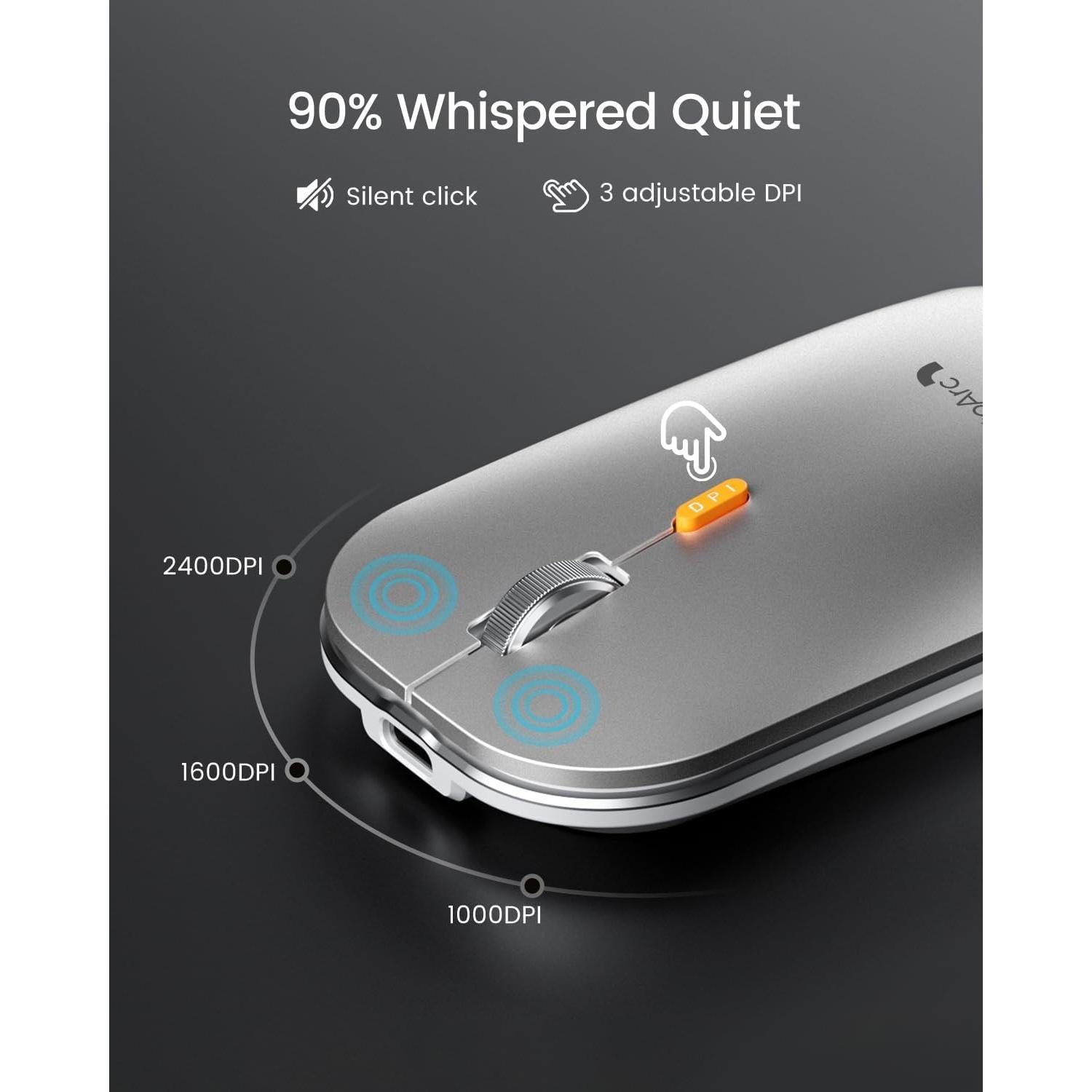 Teclado y Ratón Bluetooth ProtoArc KM100-A para Mac