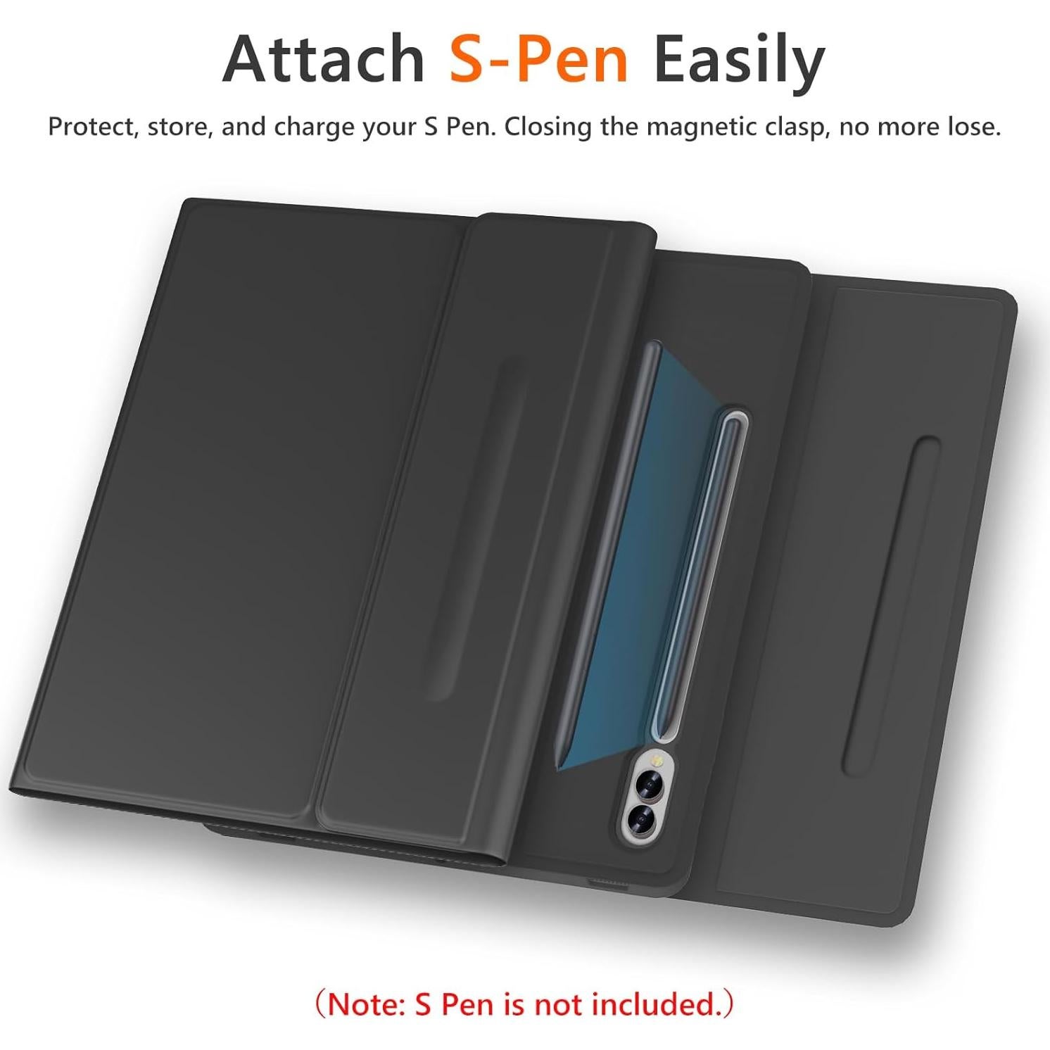 Funda con Teclado para Galaxy Tab S9 FE 10.9'' 2023 - Negro