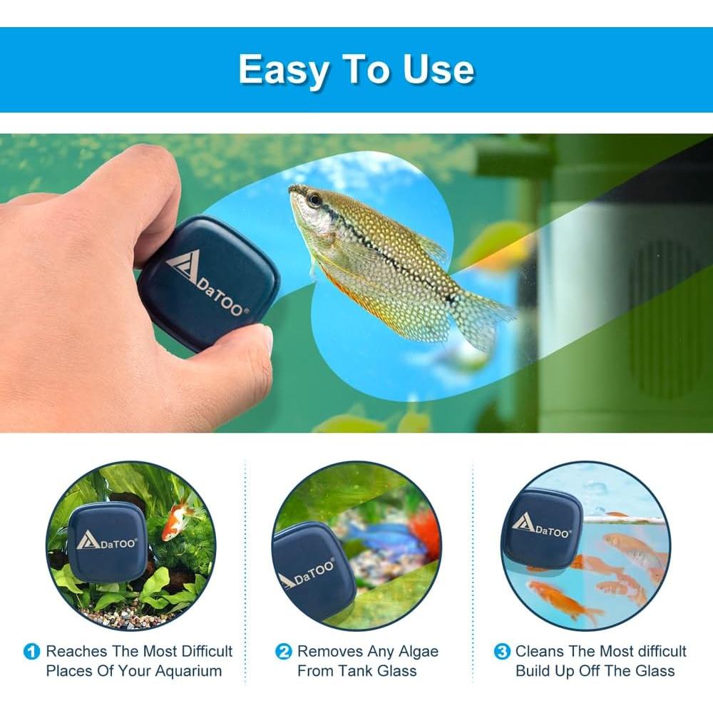 Limpiador Magnético Mini Acuario DaToo 8MM - Eficaz y Duradero