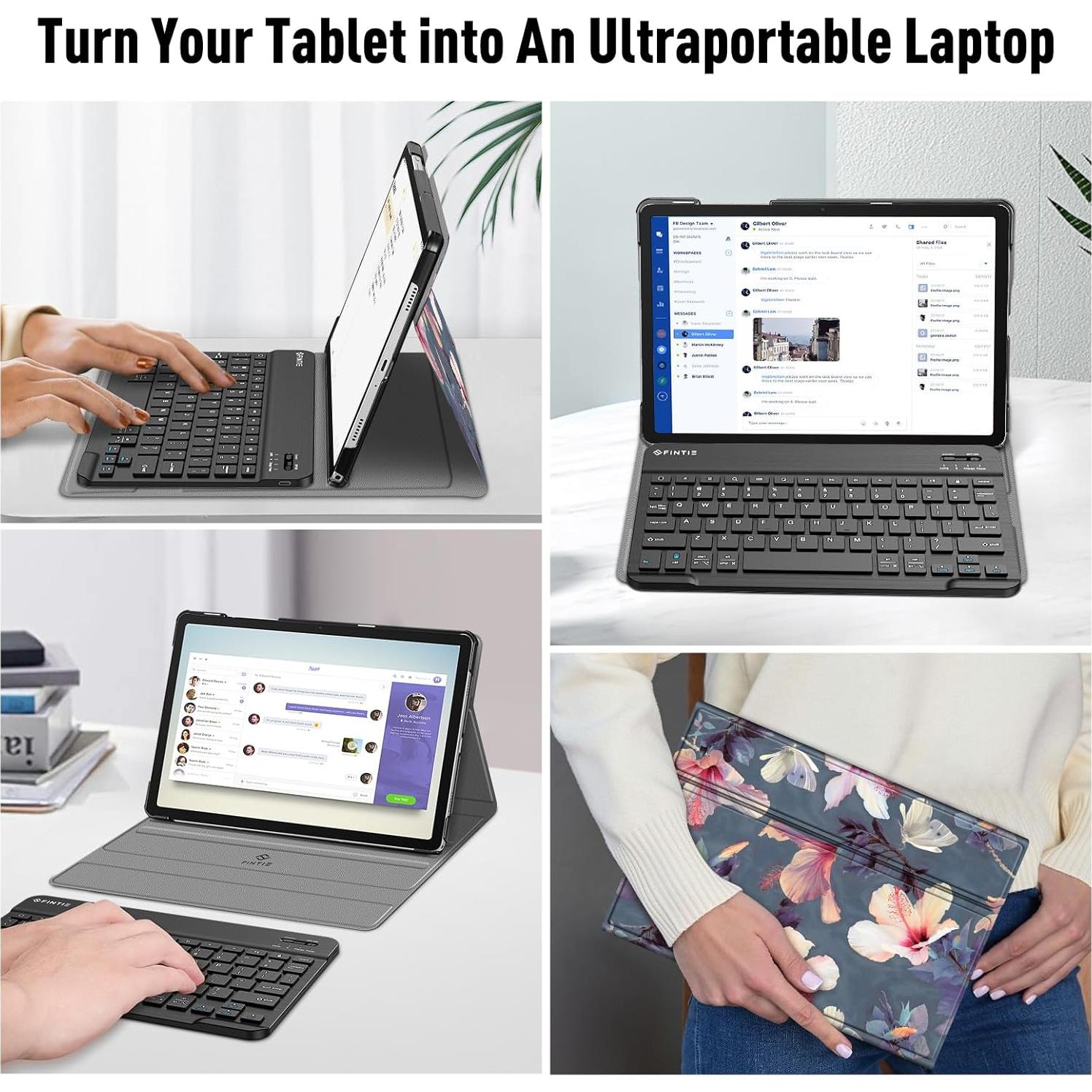 Funda Teclado FINTIE para Samsung Galaxy Tab A9 Plus 11" 2023