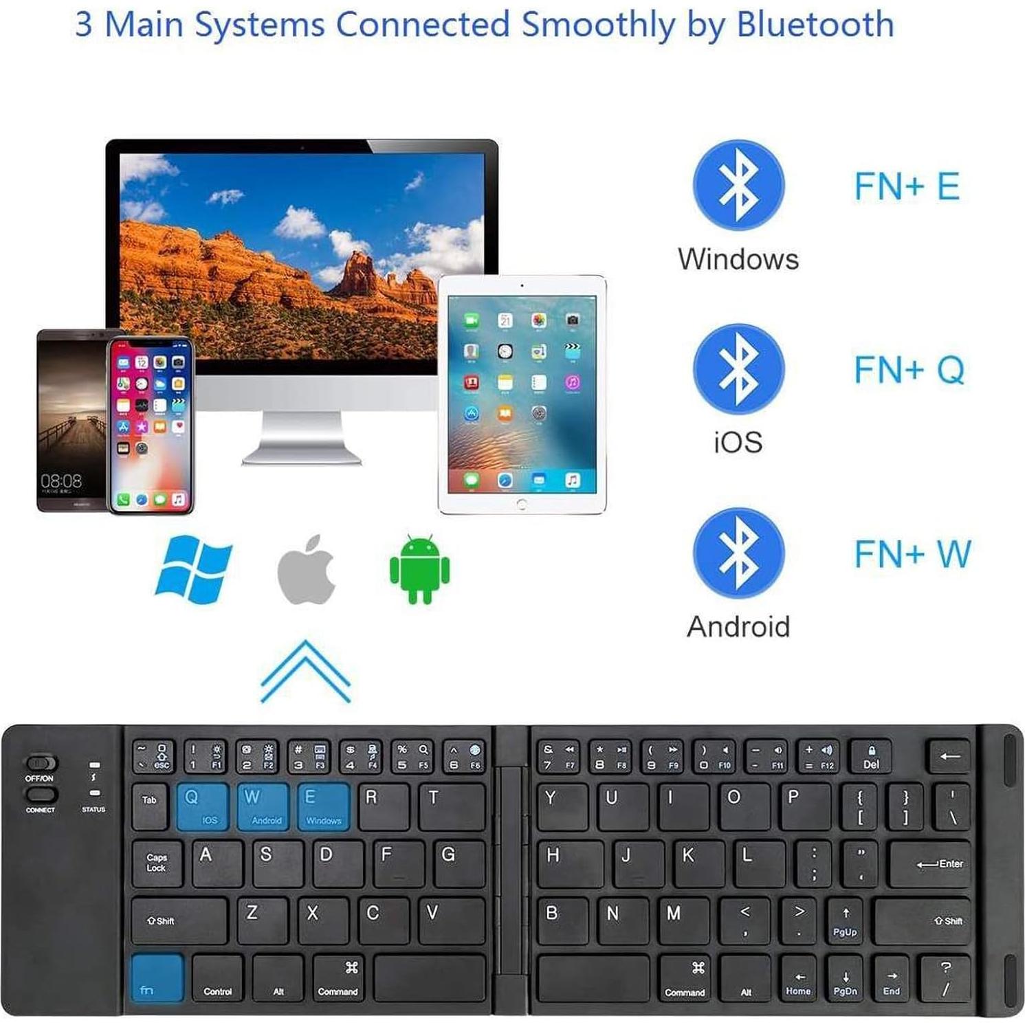 Teclado Bluetooth Plegable Tek Styz para Xiaomi 12/11 5G