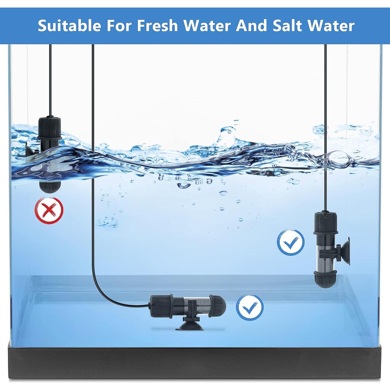 Calentador de Acuario Hygger 10W Sumergible con Pantalla LED