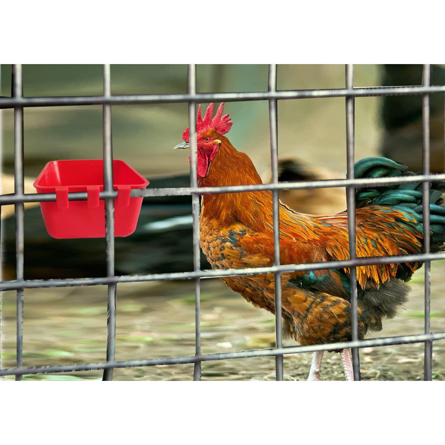 Taza Colgante para Aves ORIBUKI 20 Piezas 473 ml Rojo