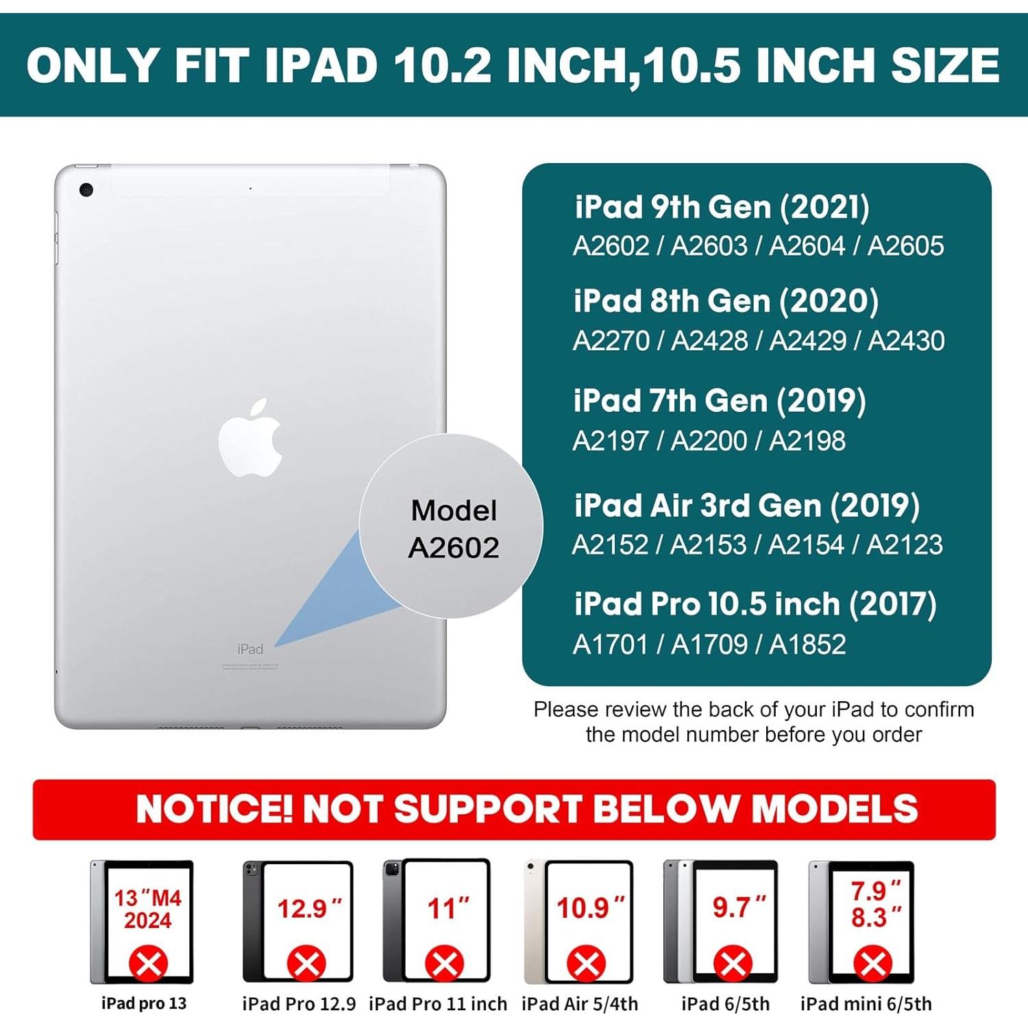 Funda Teclado BABG iPad 9ª Gen 10.2" Retroiluminada