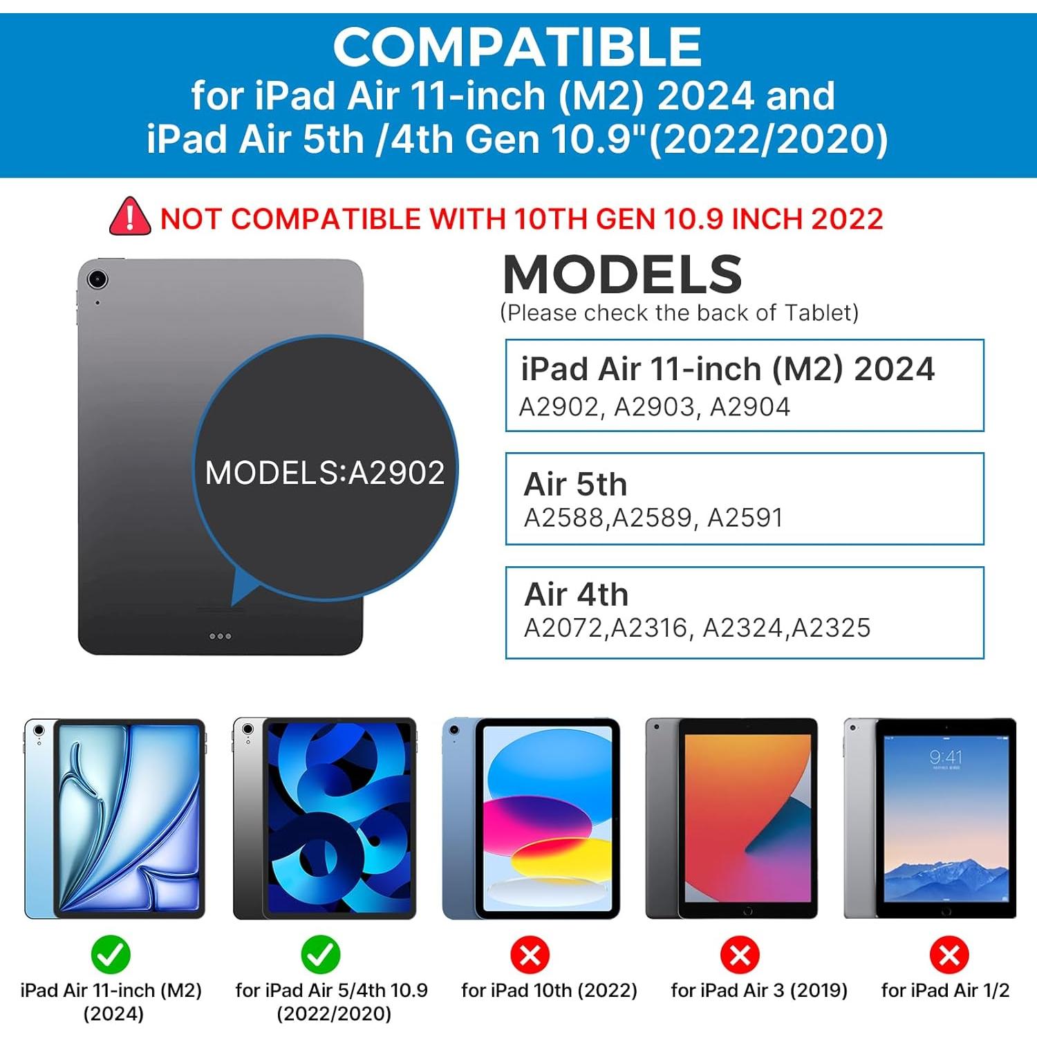 Funda Teclado Touch Typecase para iPad Air 11" Gris Espacial