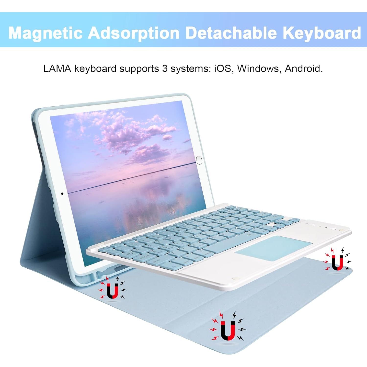 Funda Teclado Inalámbrico LAMA con Touchpad para iPad 10.2
