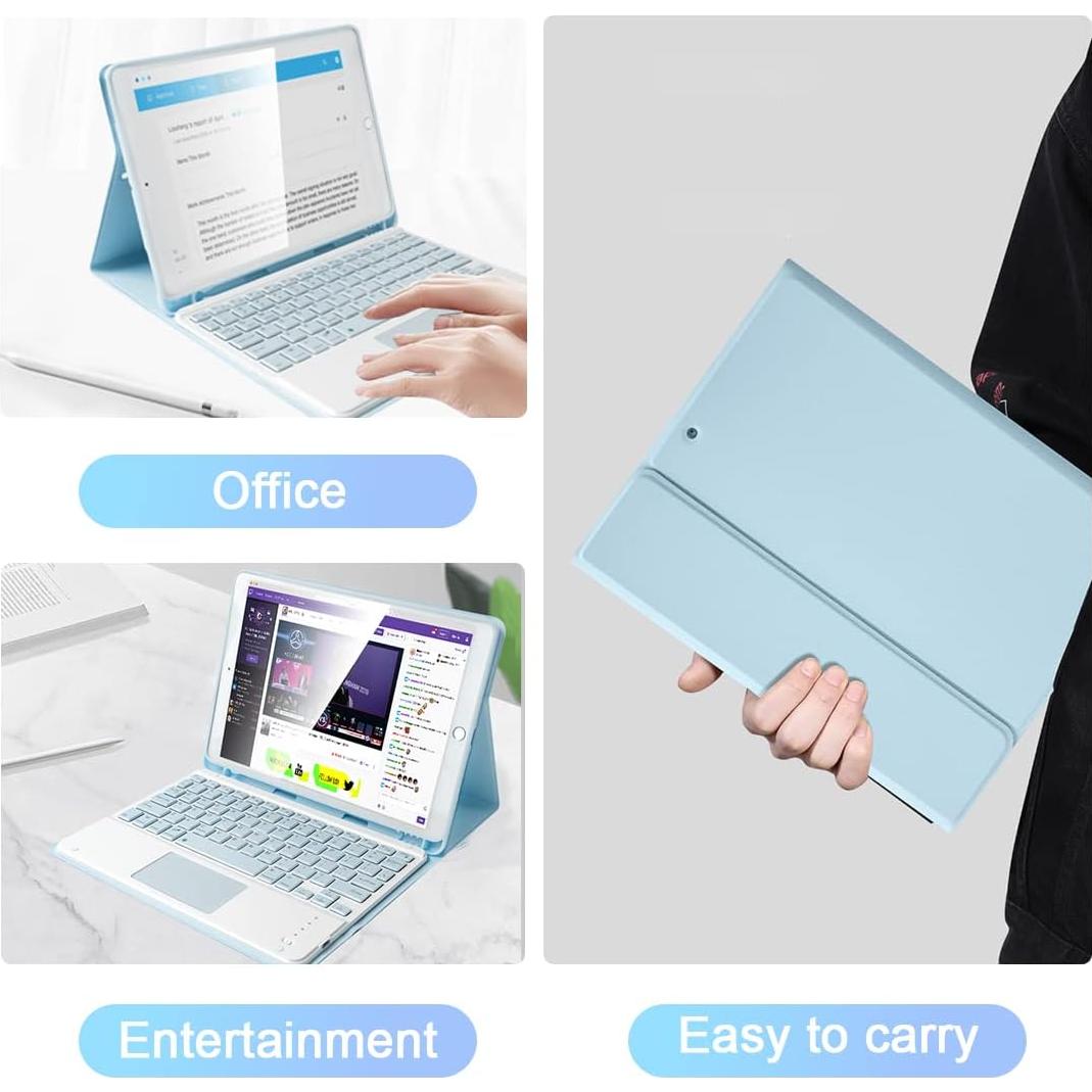 Funda Teclado Inalámbrico LAMA con Touchpad para iPad 10.2