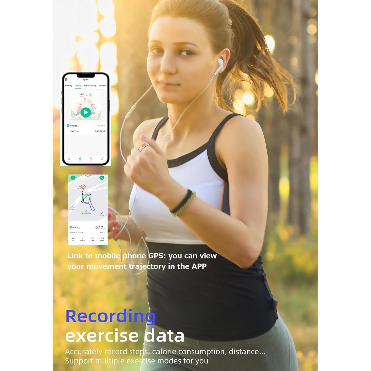 Anillo Inteligente cnBro R08 Monitor de Salud y Fitness