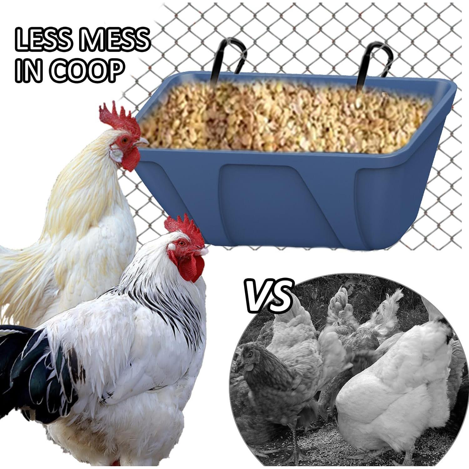 Comedero Colgante ATKSKYO Modelo FEED TROUGH 2 Azul 4L