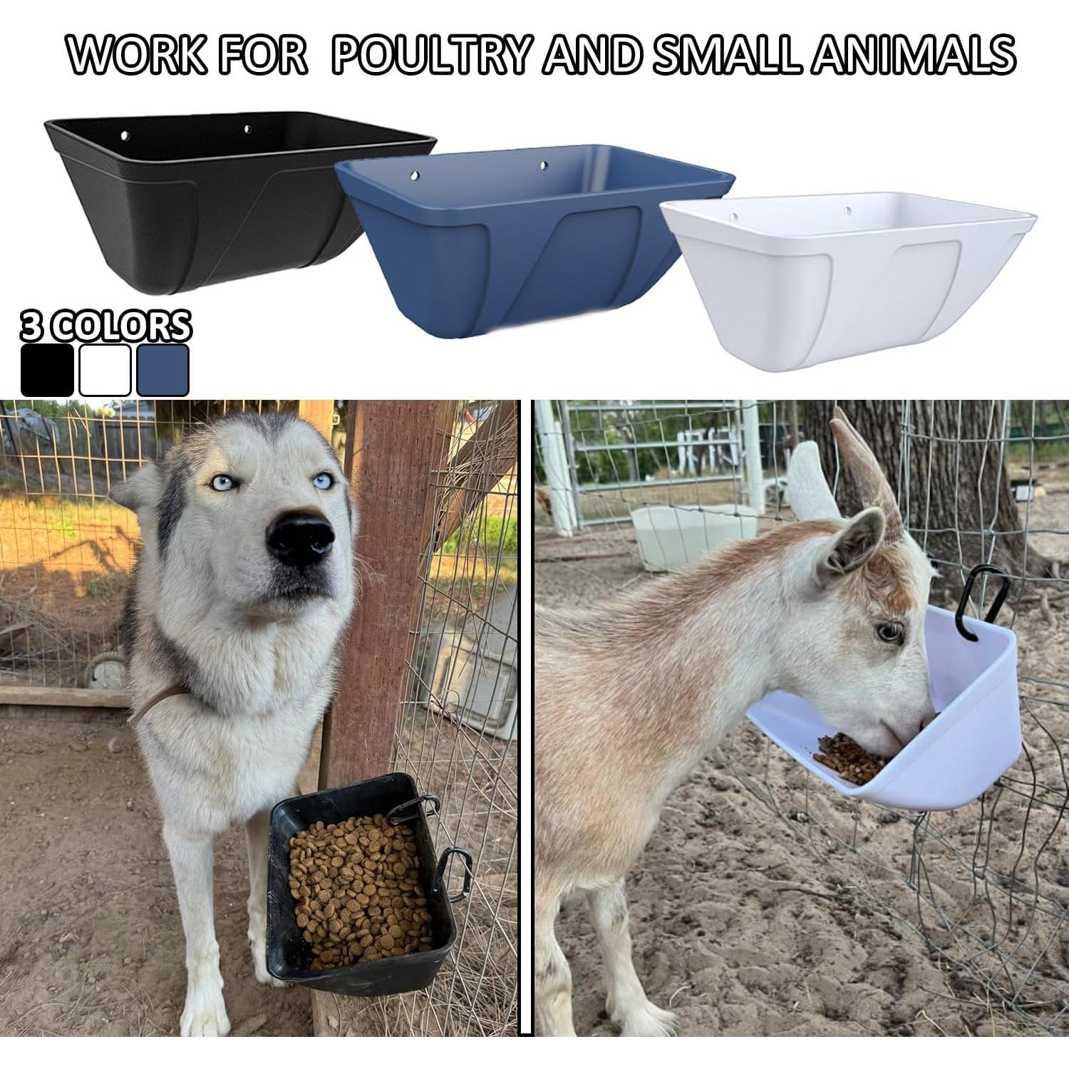 Comedero Colgante ATKSKYO Modelo FEED TROUGH 2 Azul 4L