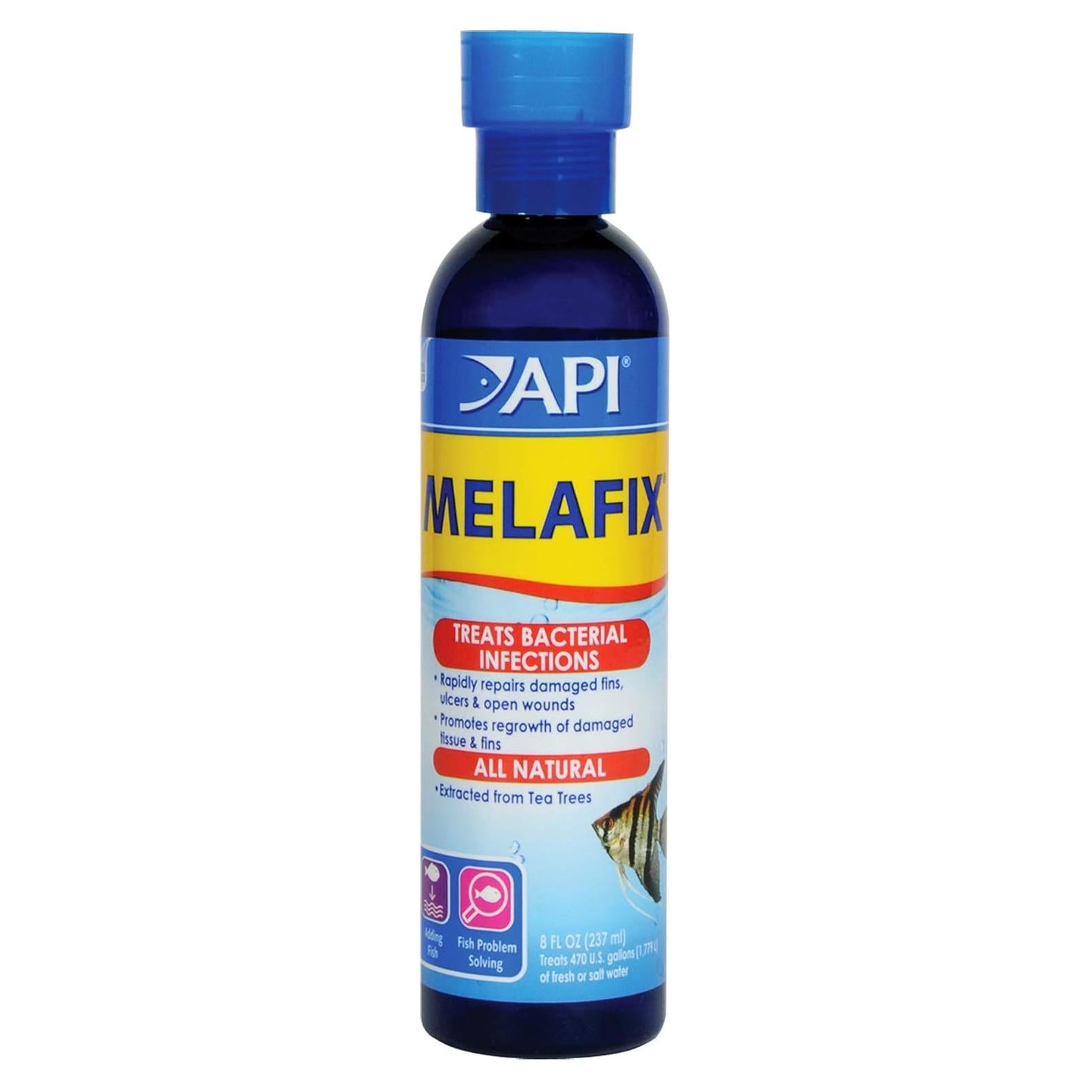 API MELAFIX 240 ml Remedio Infecciones Bacterianas Peces