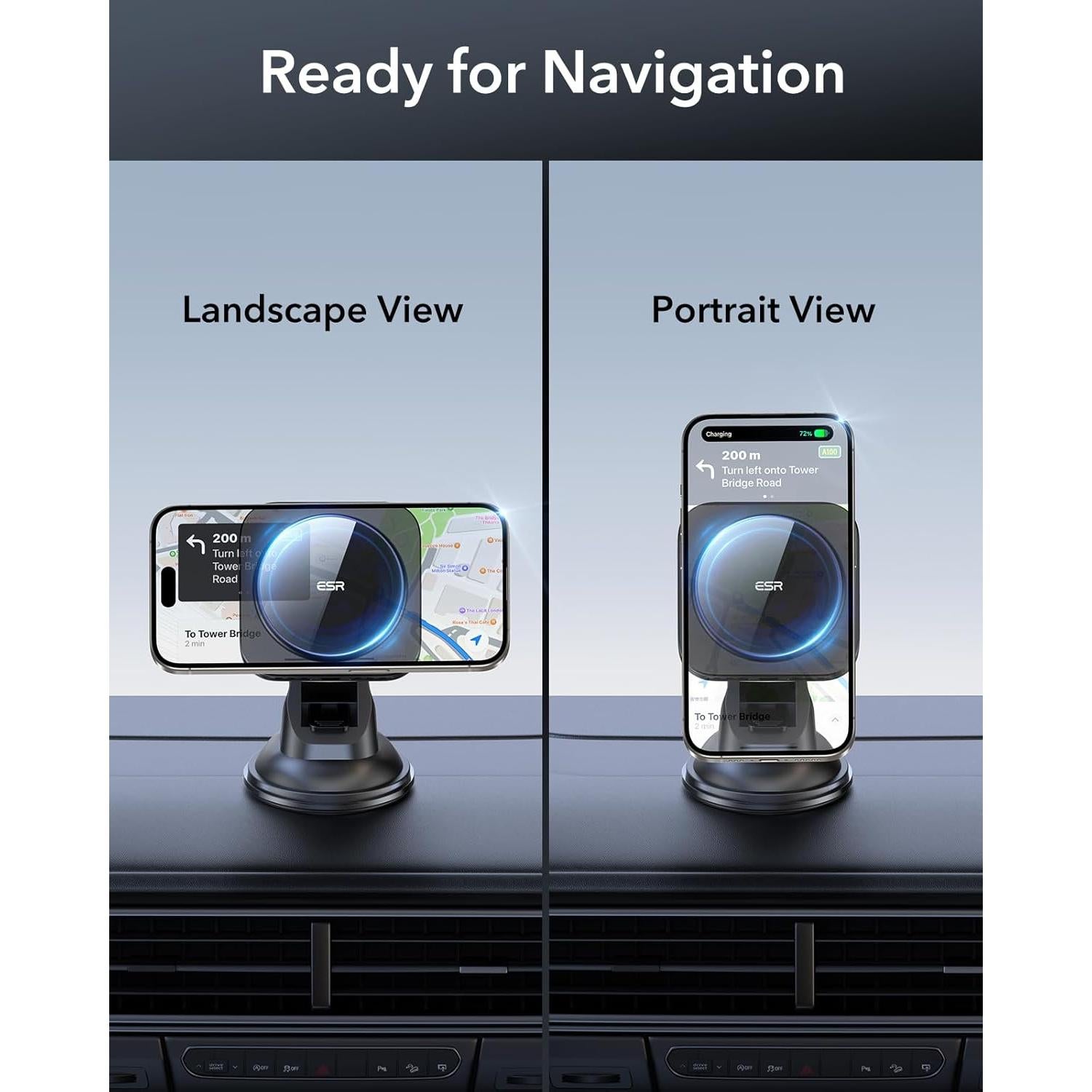 Cargador de Coche ESR MagSafe 15W para iPhone 17/16/15/14/13/12