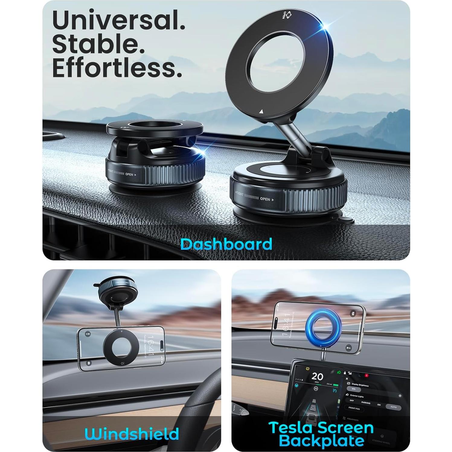 Soporte de Teléfono Magnético Jononser K007 Ajustable 360°