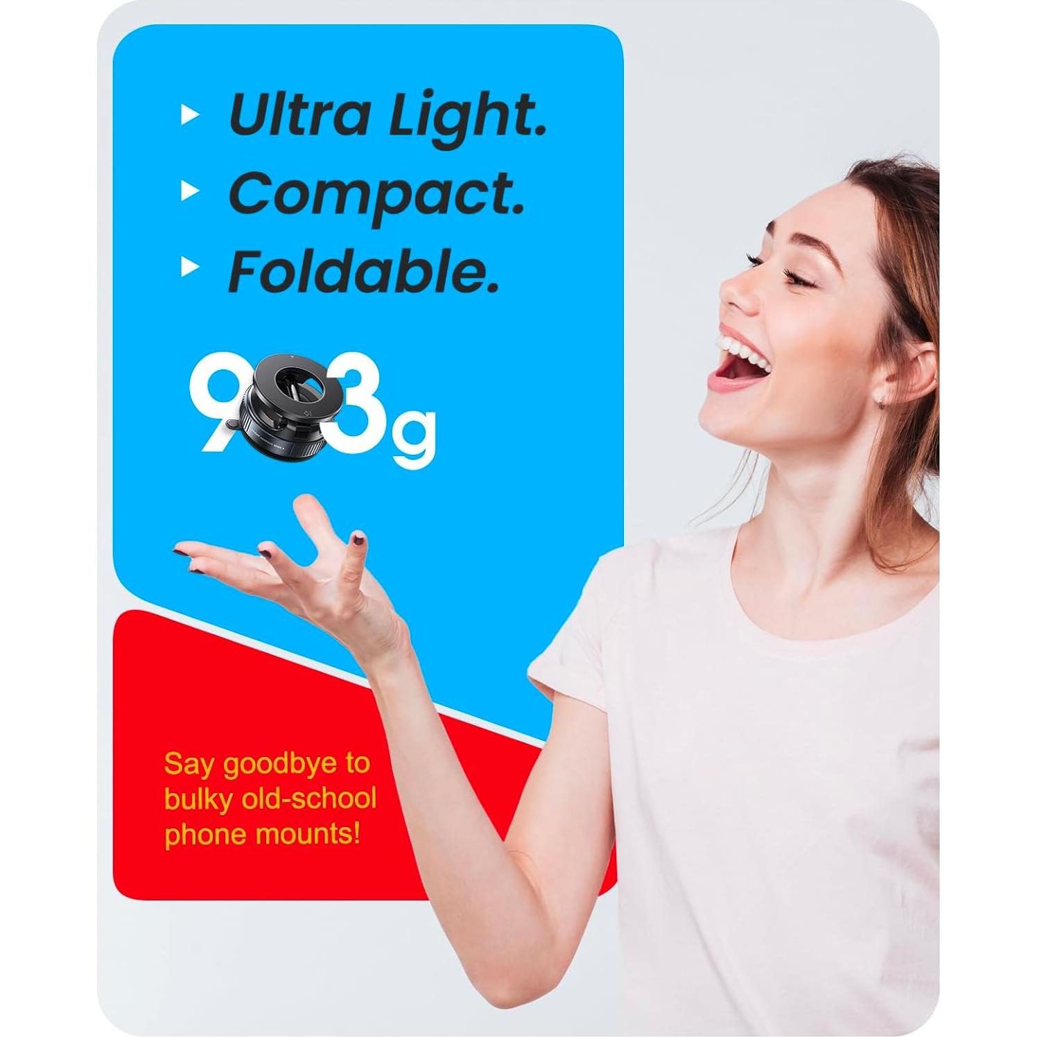 Soporte de Teléfono Magnético Jononser K007 Ajustable 360°