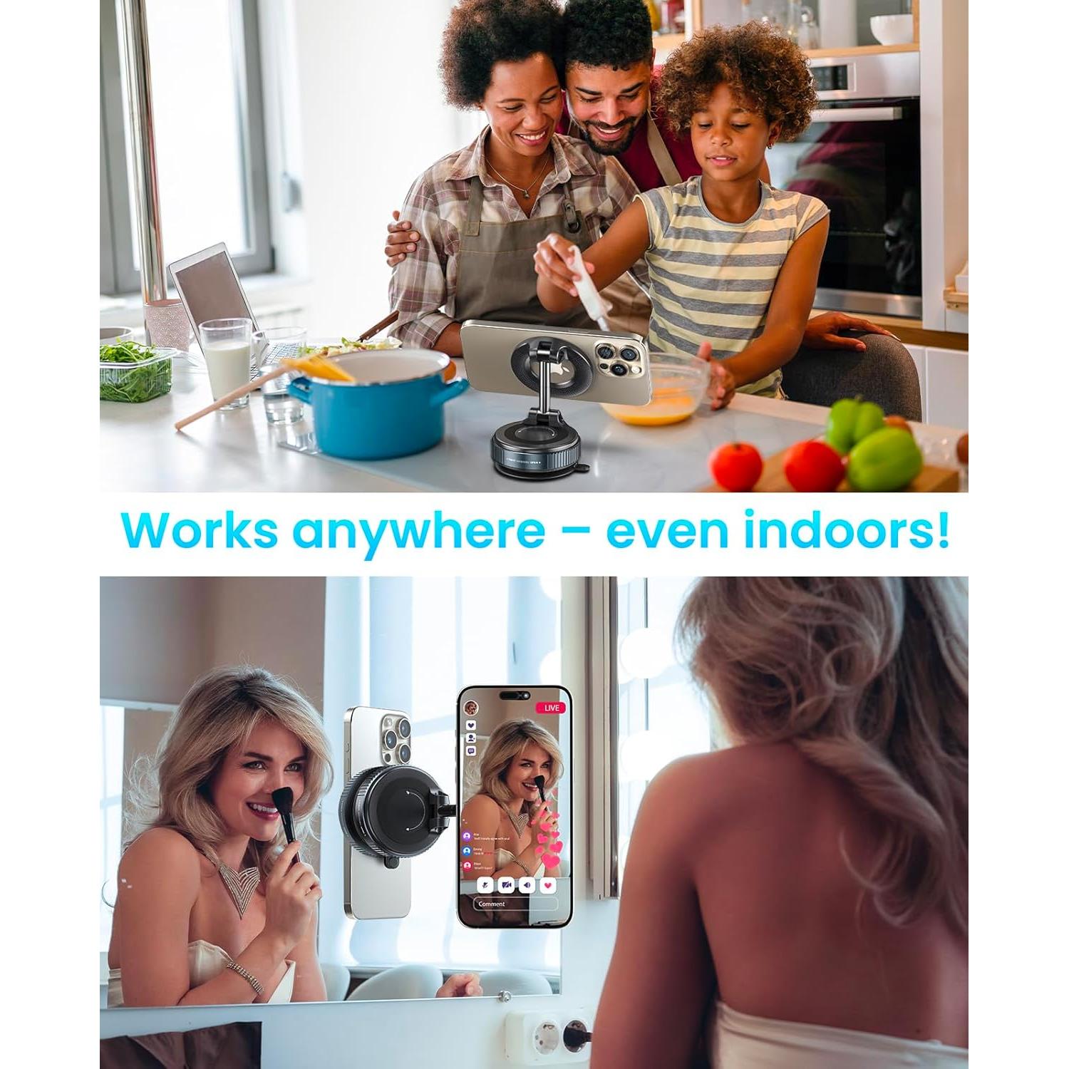 Soporte de Teléfono Magnético Jononser K007 Ajustable 360°