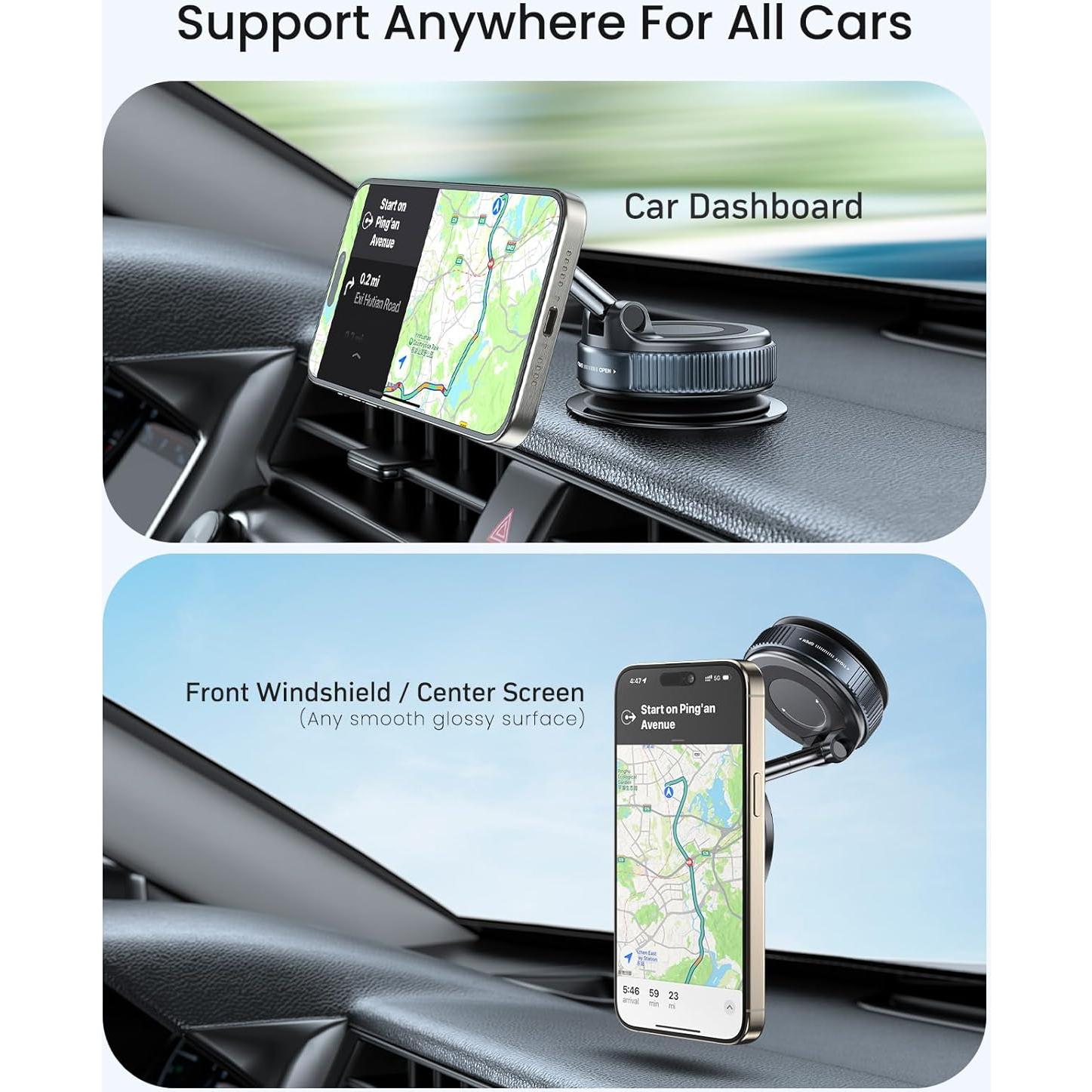 Soporte de Teléfono Magnético Jononser K007 Ajustable 360°