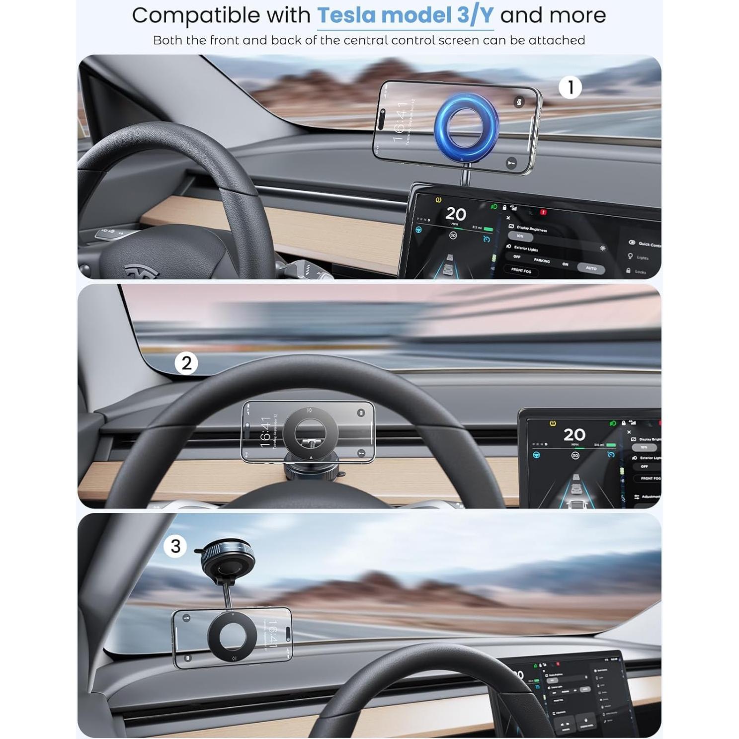 Soporte de Teléfono Magnético Jononser K007 Ajustable 360°