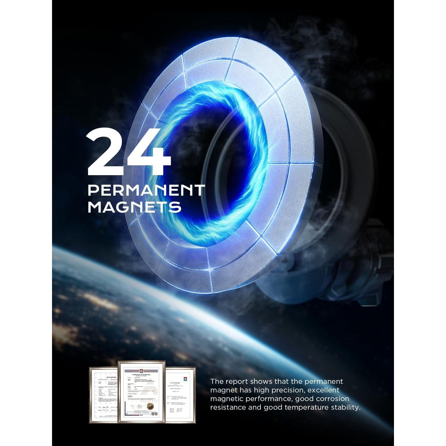 Soporte Magnético para Auto MagSafe LISEN 2 Pack Negro