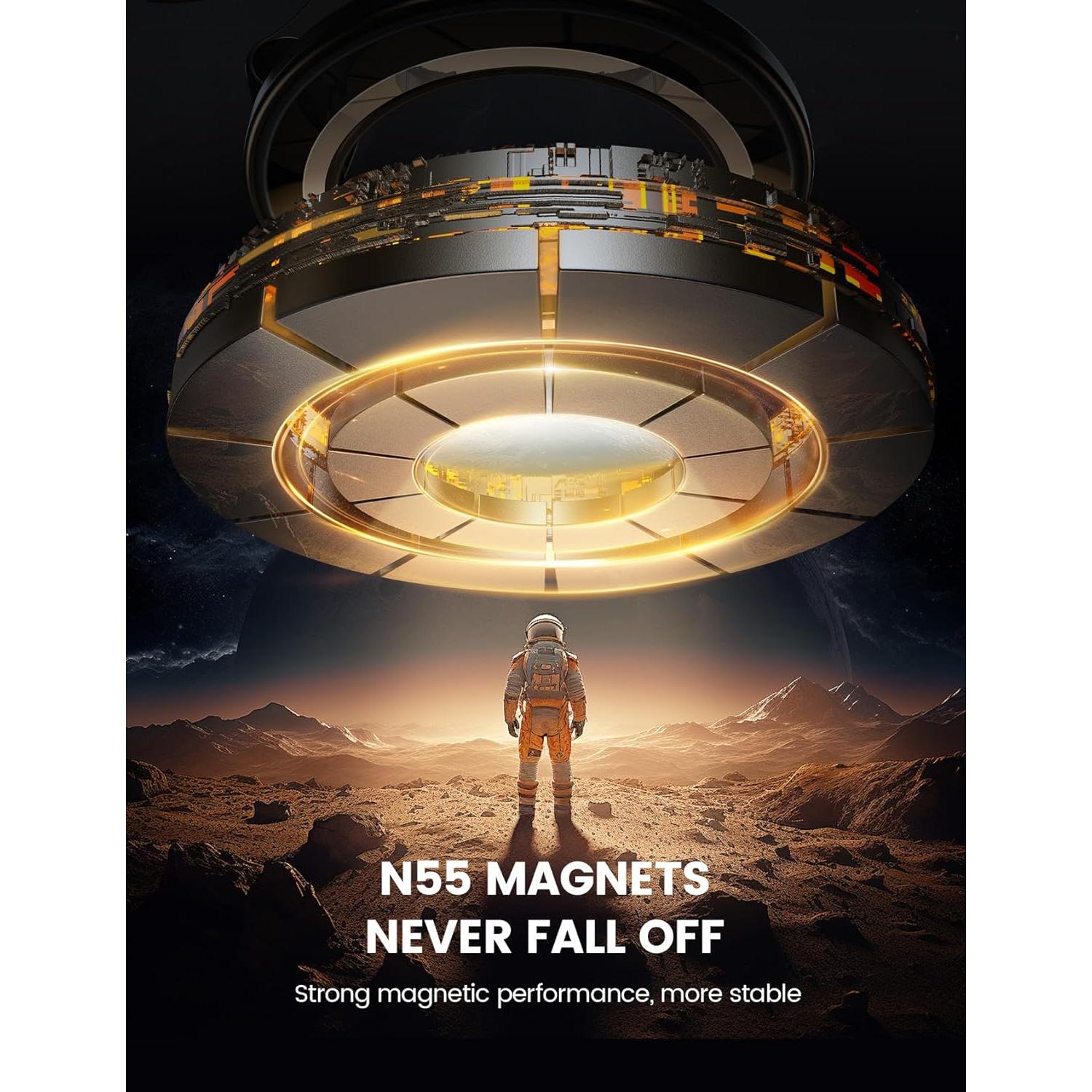 Soporte de Coche Lamicall MagSafe Todo Metal Ajustable