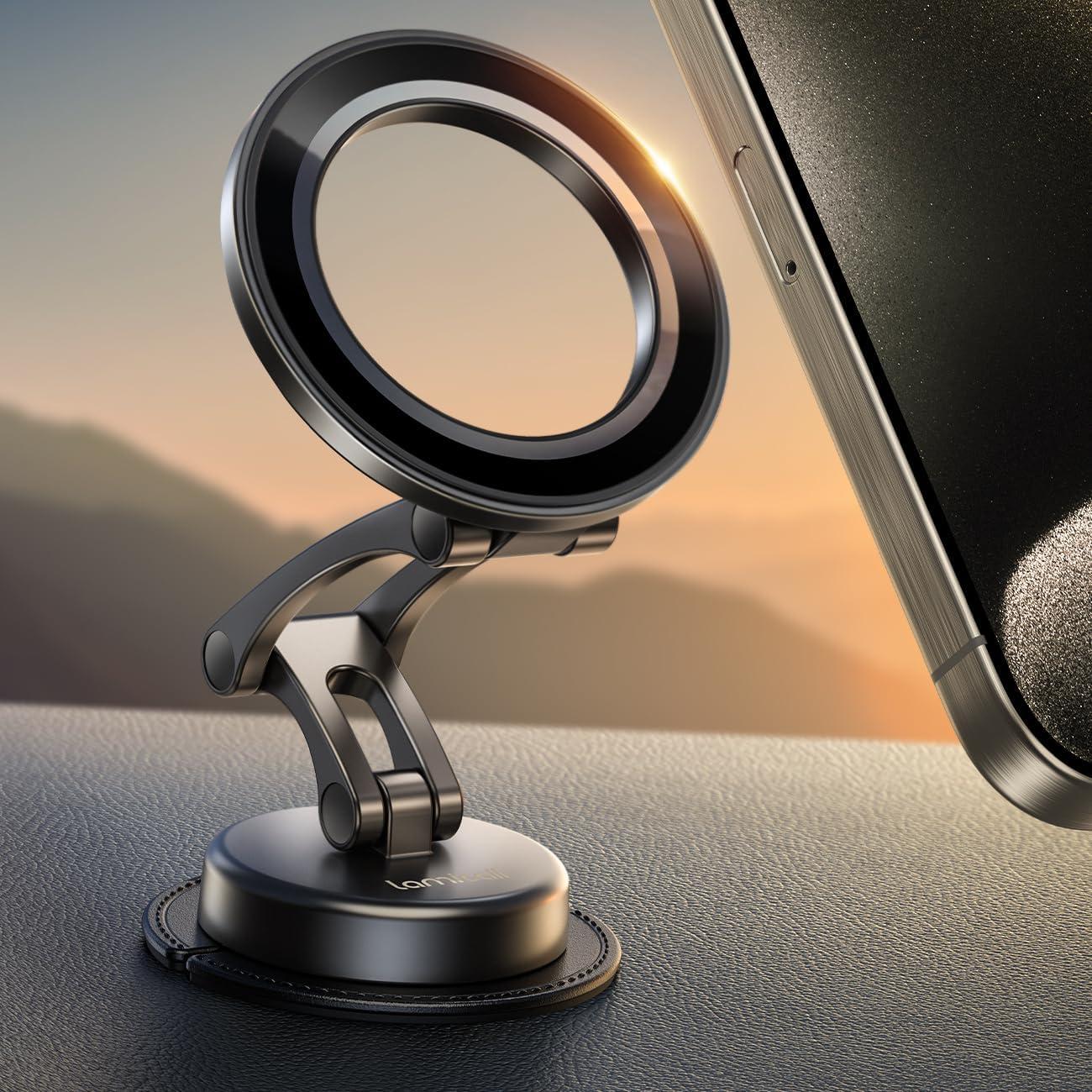 Soporte de Coche Lamicall MagSafe Todo Metal Ajustable