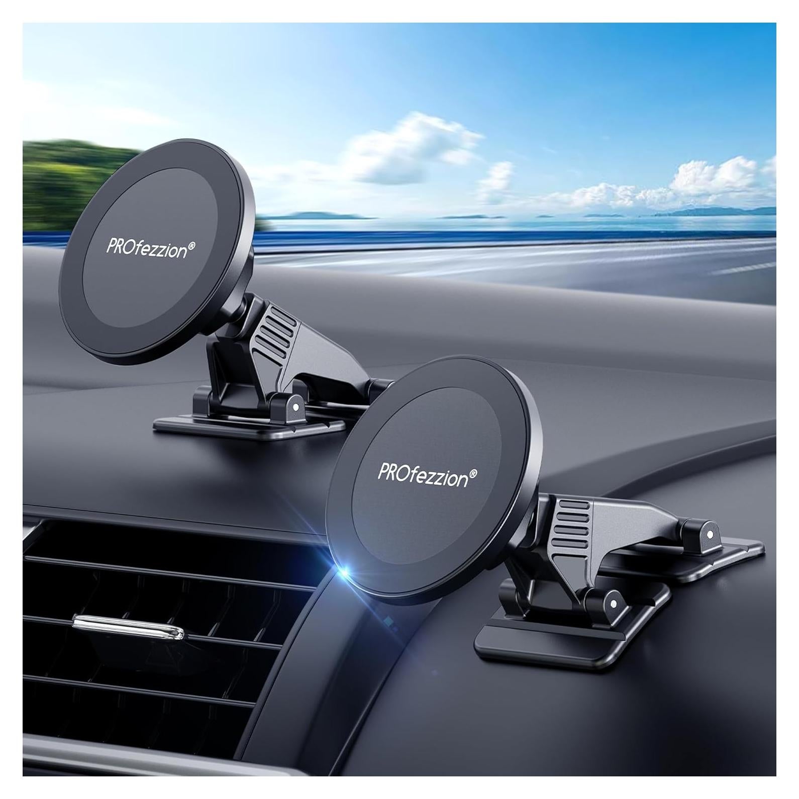 Soporte Magnético para Auto PROfezzion 2 Unidades iPhone
