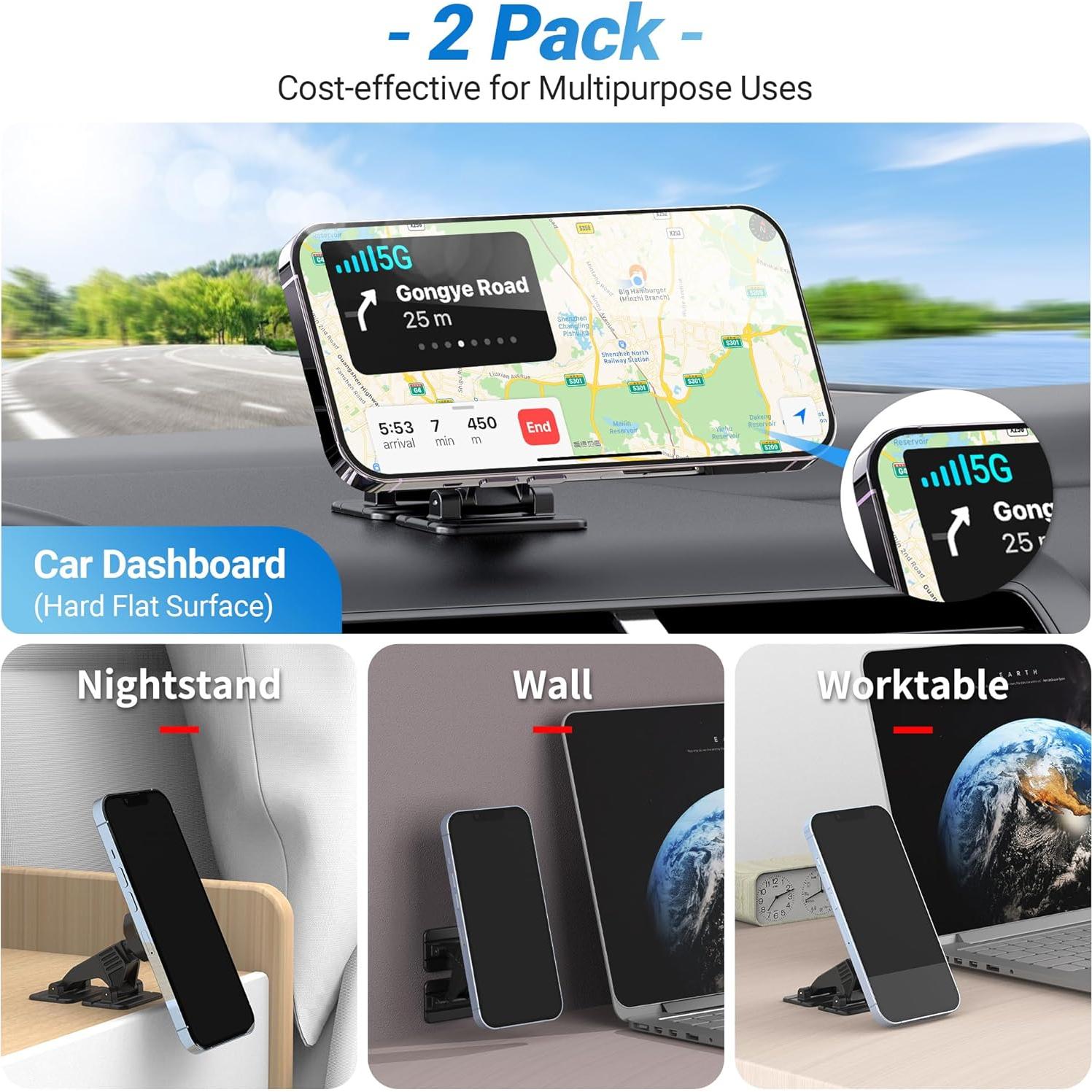 Soporte Magnético para Auto PROfezzion 2 Unidades iPhone