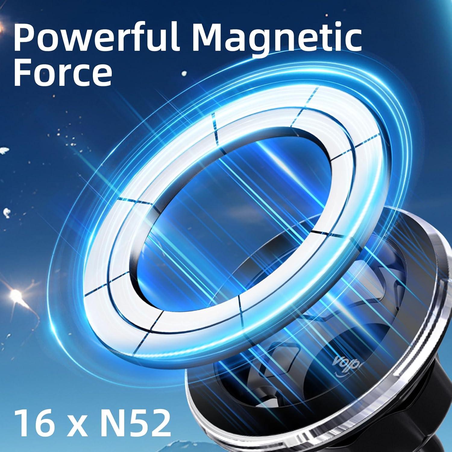 Soporte de Teléfono para Taza MagSafe Volport - Ajustable 360°