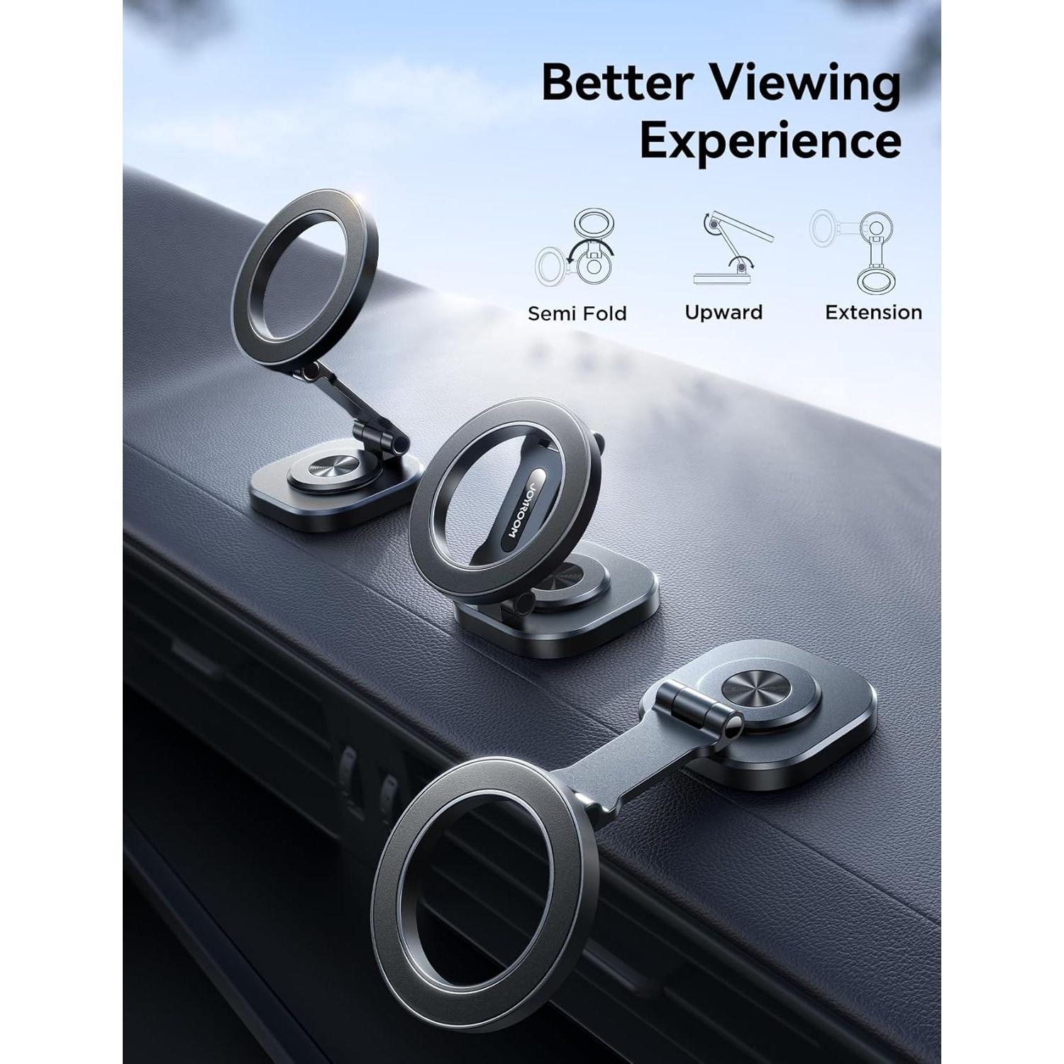 Soporte para coche JOYROOM MagSafe Plegable 360° Negro