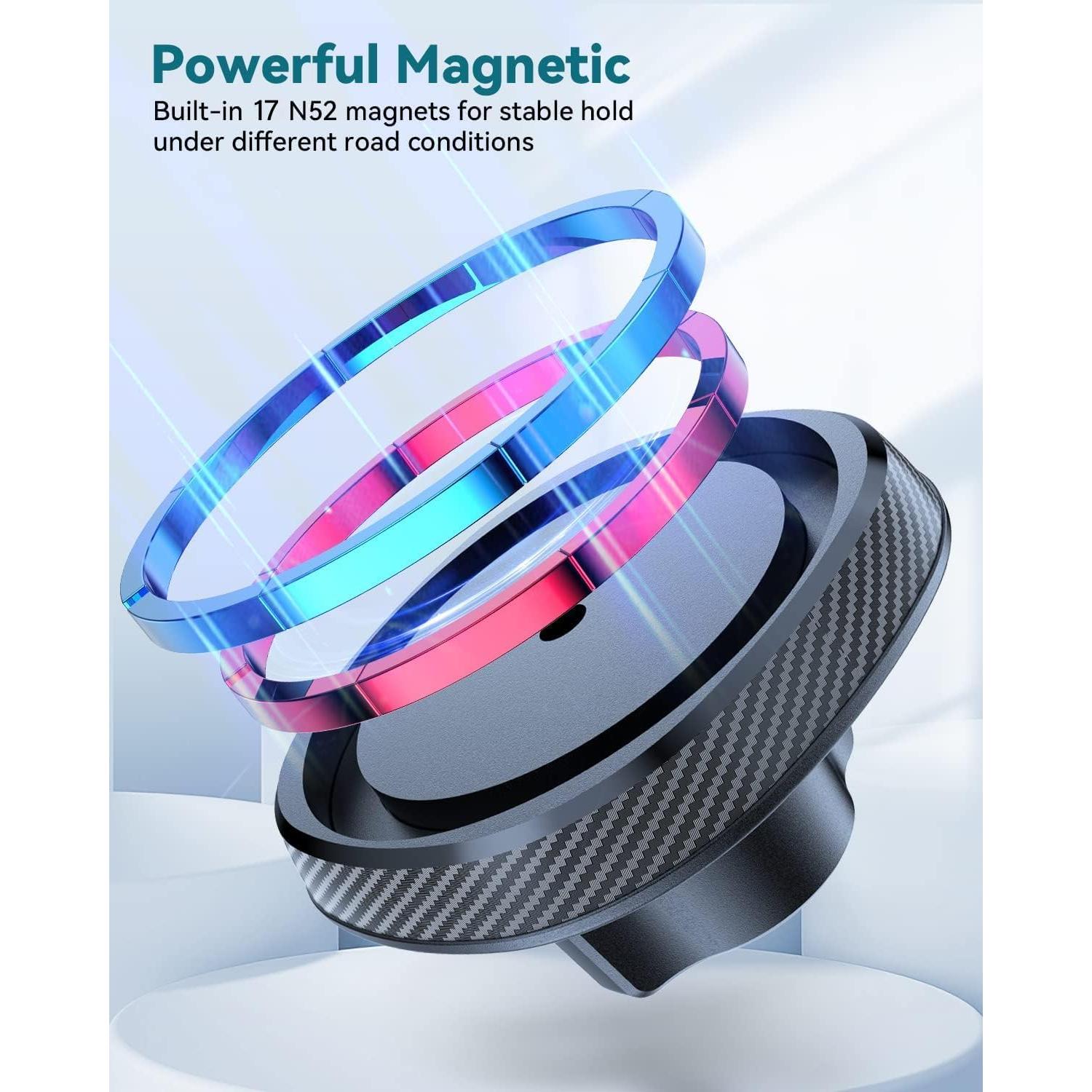 Soporte Magnético para Teléfono EXELIQ en Portavasos