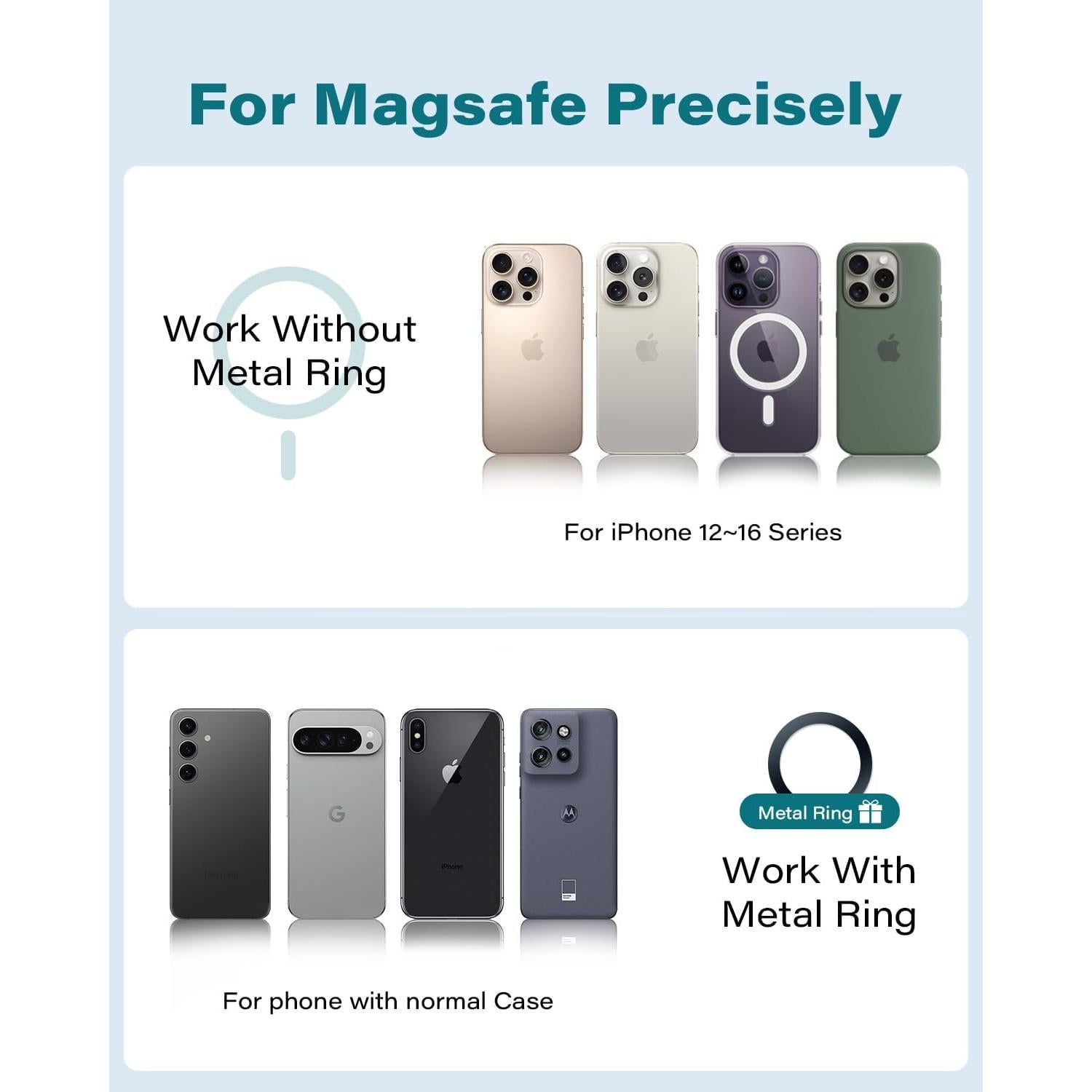 Soporte Magnético para Teléfono EXELIQ en Portavasos