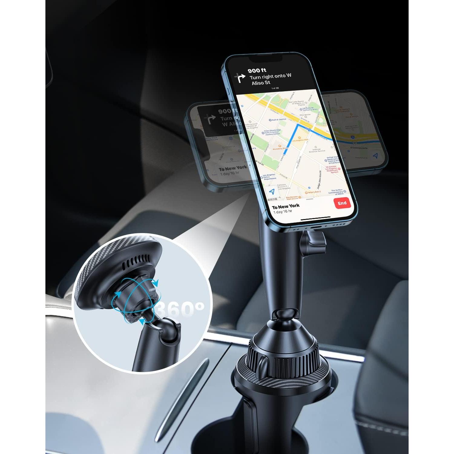 Soporte Magnético para Teléfono EXELIQ en Portavasos