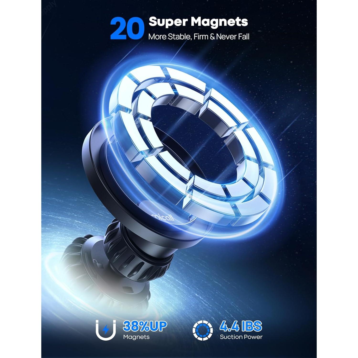 Soporte Magnético para Auto Lamicall MagSafe 20 Imán 2024
