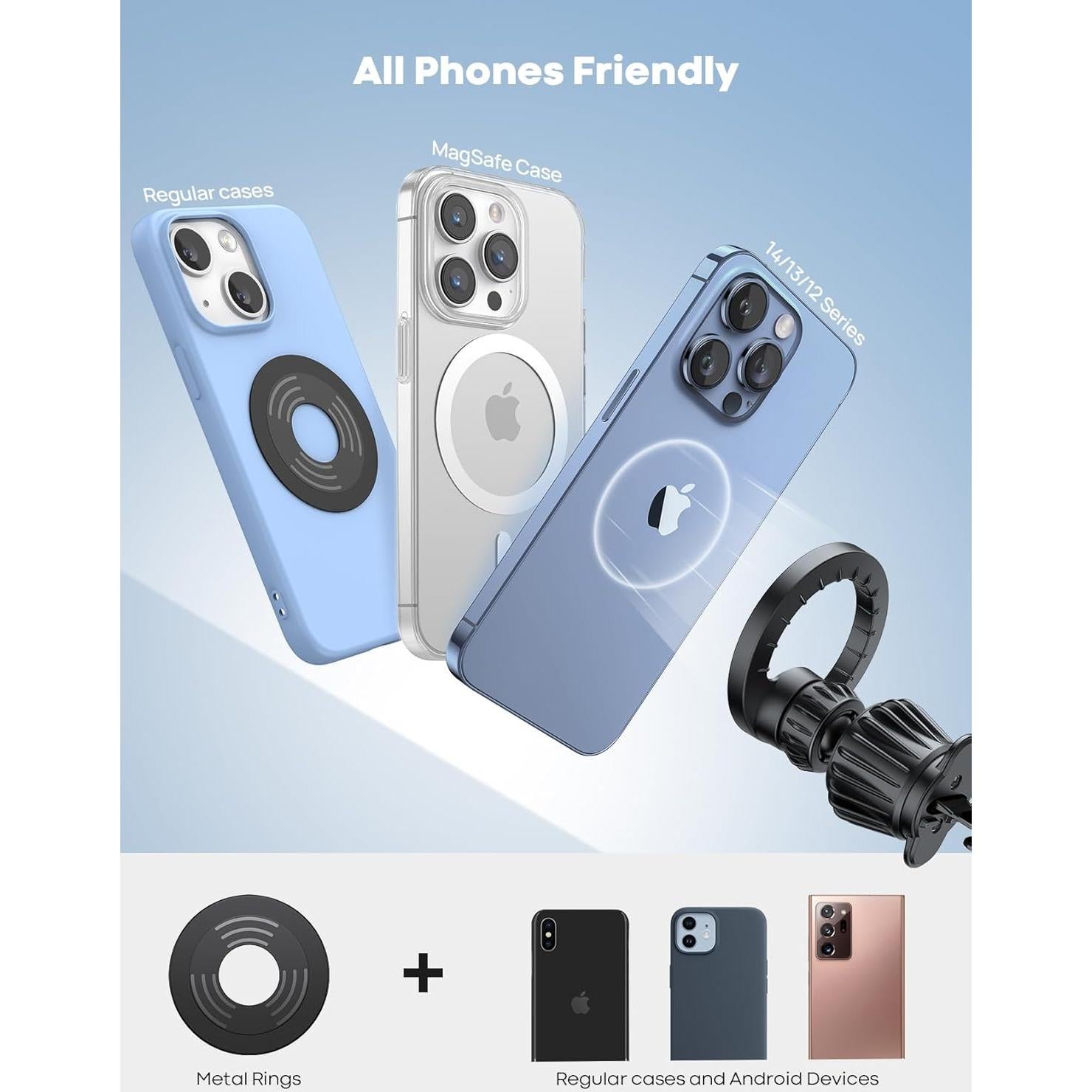 Soporte Magnético para Auto Lamicall MagSafe 20 Imán 2024