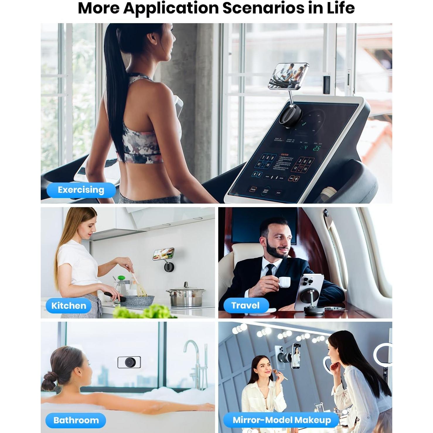 Soporte Magnético para Teléfono MiiKARE 360° Ajustable