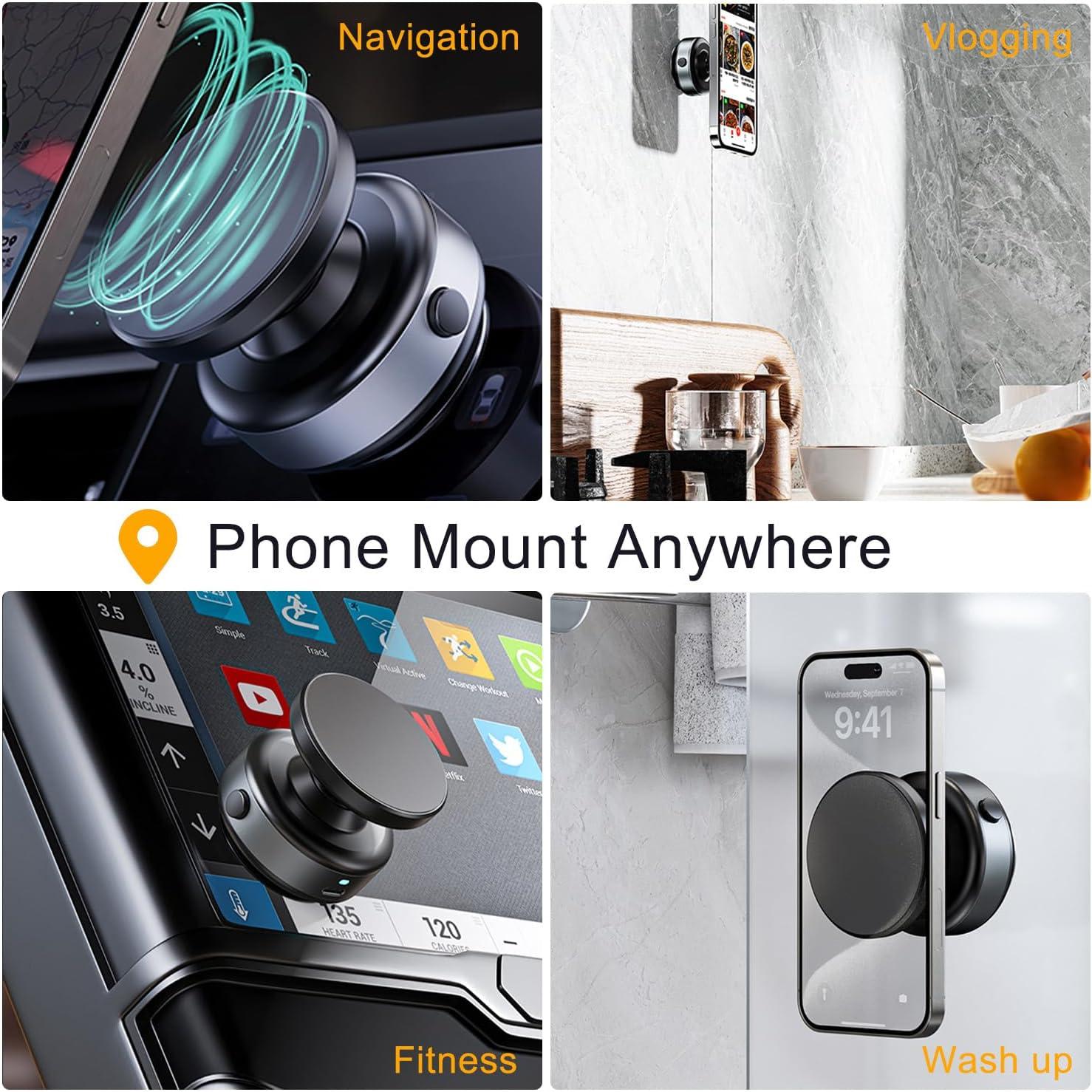 Soporte Magnético para Teléfono Jkoailiwi X90 360° Ajustable