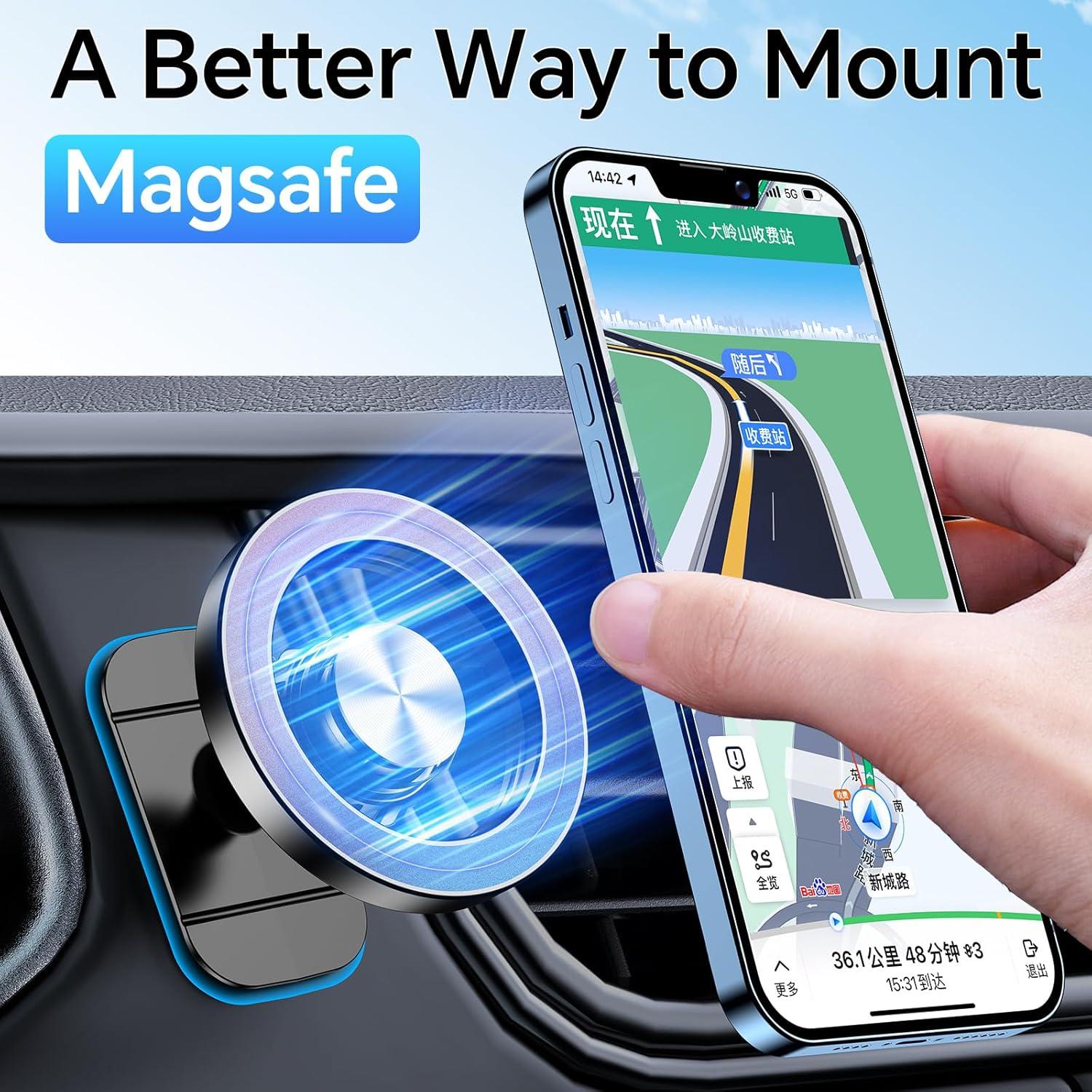 Soporte Magnético para Coche Magsafe Kaistyle 360°