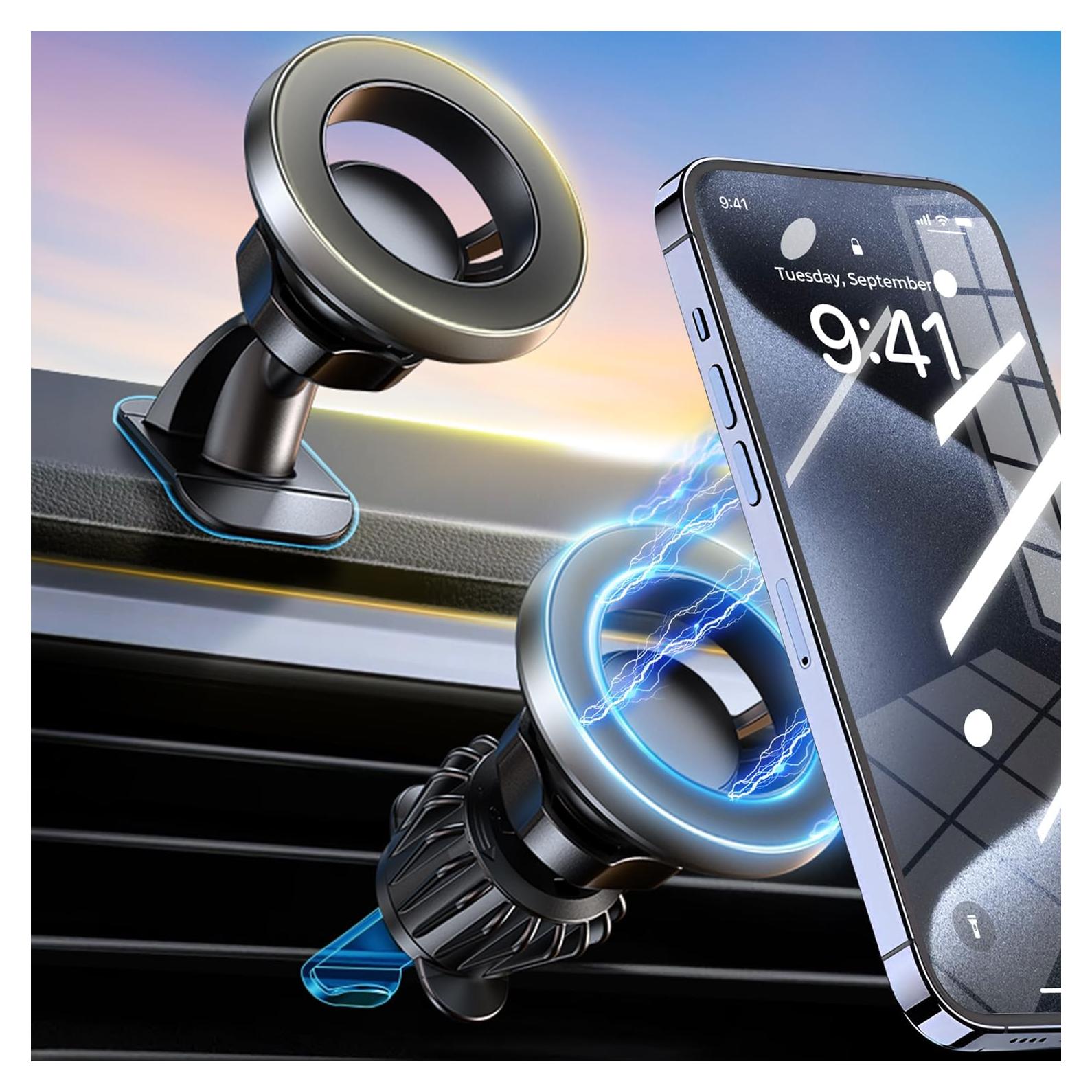 Soporte para Teléfono MagSafe AREDAN 2 en 1 para Auto