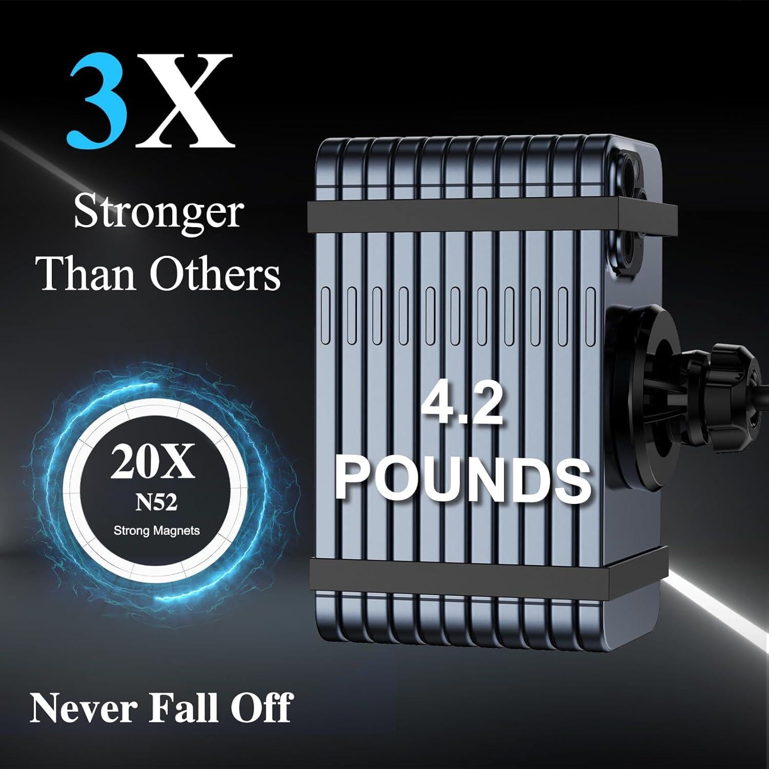 Soporte Magnético para Teléfono en Espejo Retrovisor JDHDL