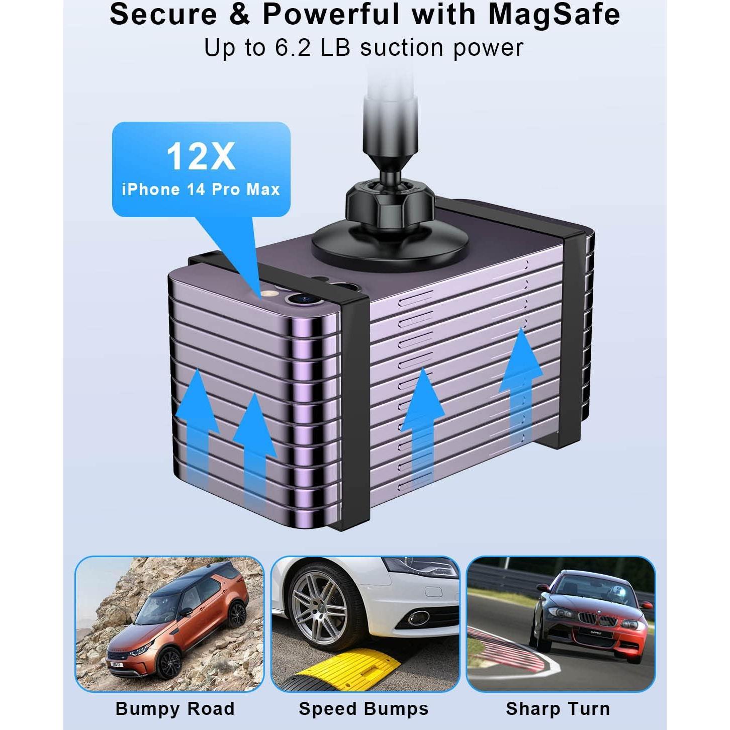 Soporte de Teléfono Magnético para Coche SUPERONE Ajustable