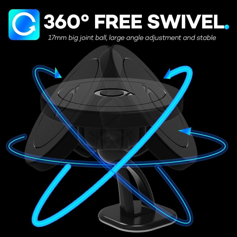 Soporte Magnético para Coche Quarble Ajustable 360° iPhone