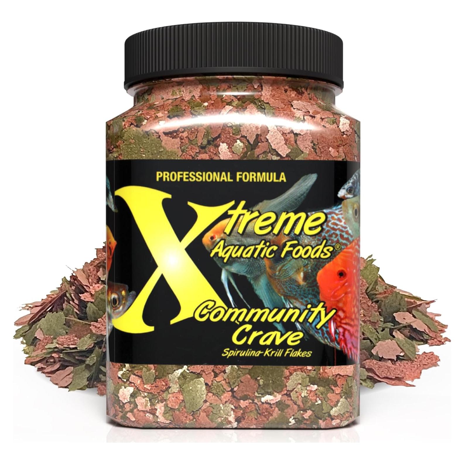 Alimento para Peces Xtreme Crave Flake 100g Espirulina y Krill