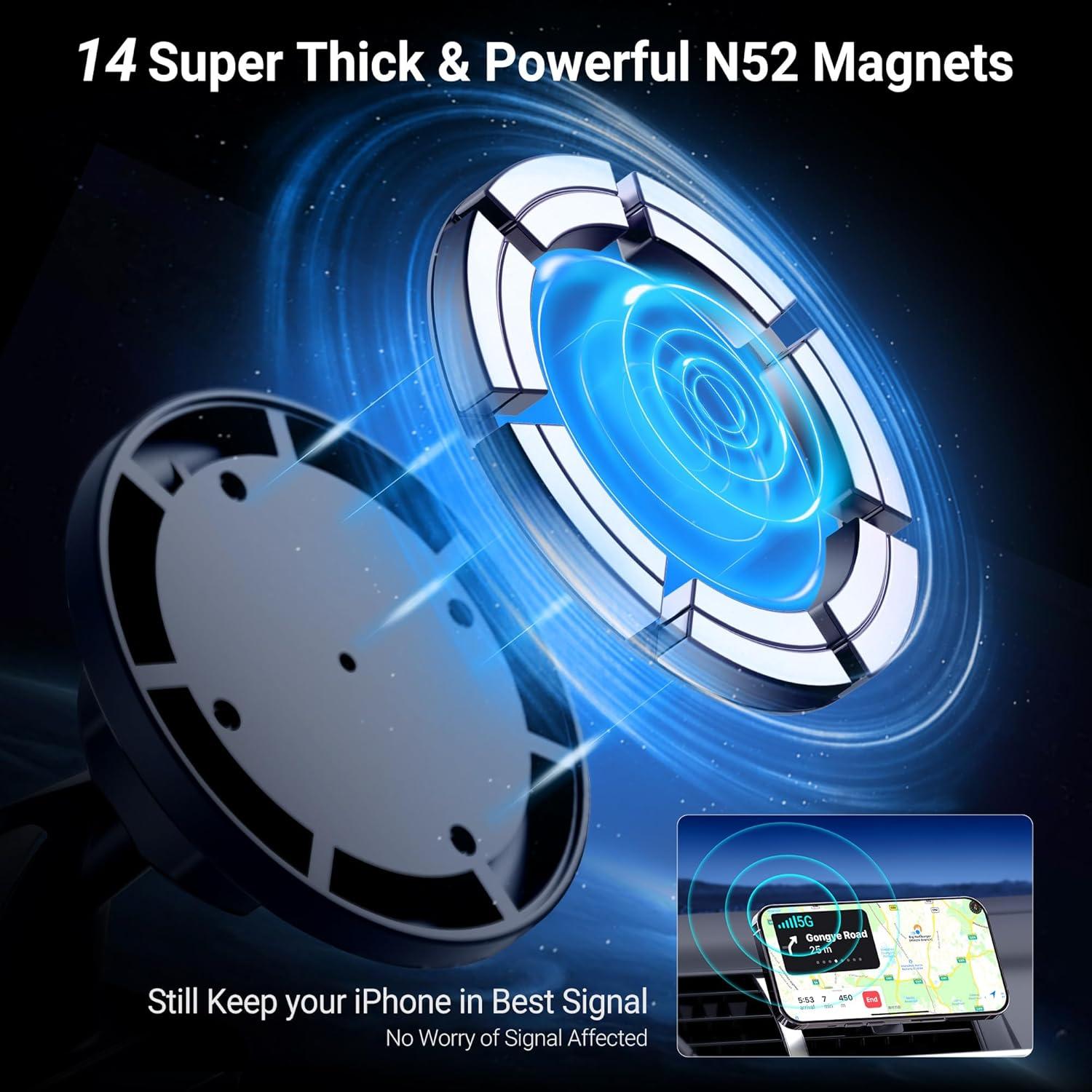 Soporte Magnético para Teléfono PROfezzion MagSafe 3 en 1