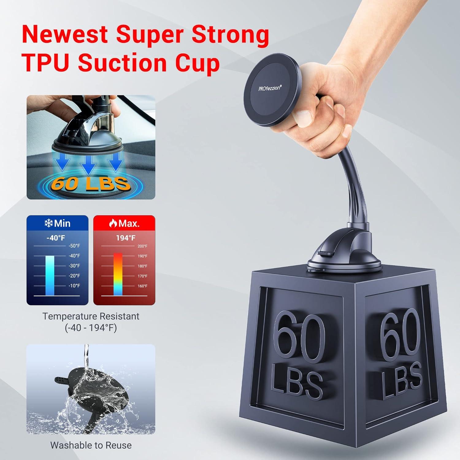 Soporte Magnético para Teléfono PROfezzion MagSafe 3 en 1