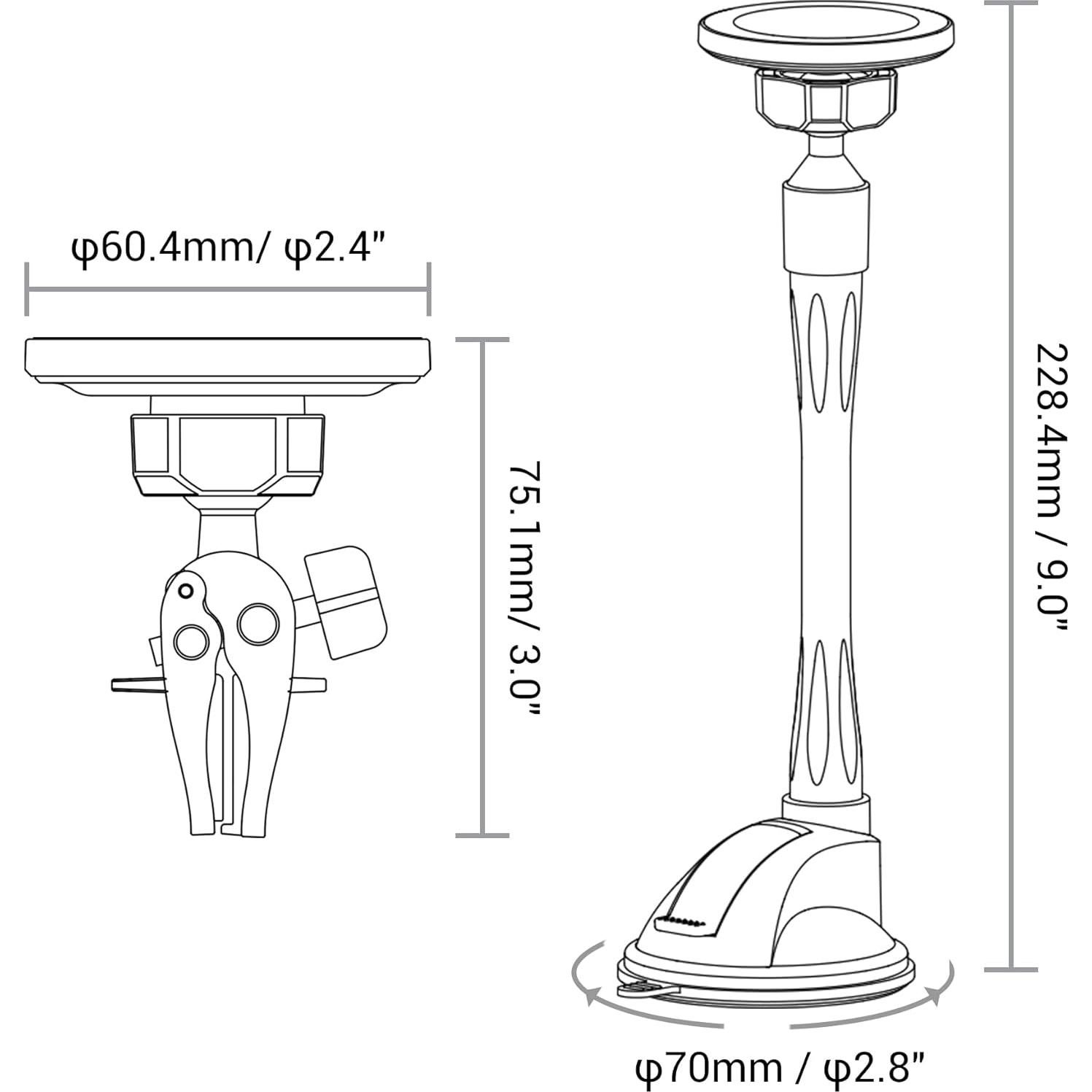 Soporte Magnético para Teléfono PROfezzion MagSafe 3 en 1