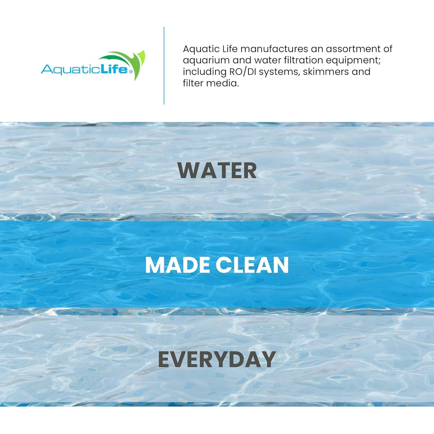 Filtro de Agua Ósmosis Inversa Aquatic Life 4 Etapas 189L/día