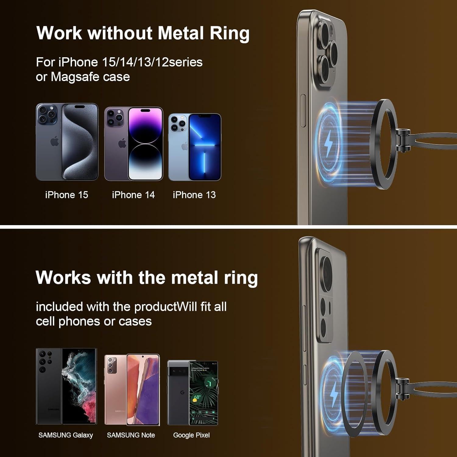 Soporte Magnético para Coche Magzurnd 360° para iPhone