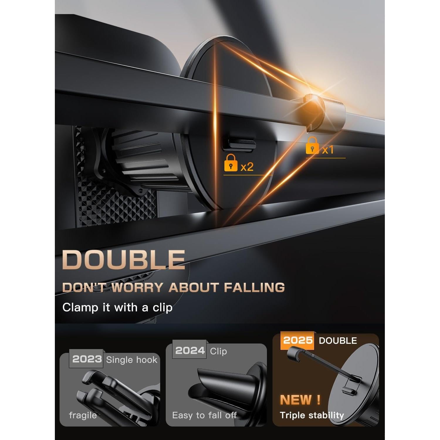 Soporte para Teléfono de Coche Topmake S222A 3 en 1 Negro